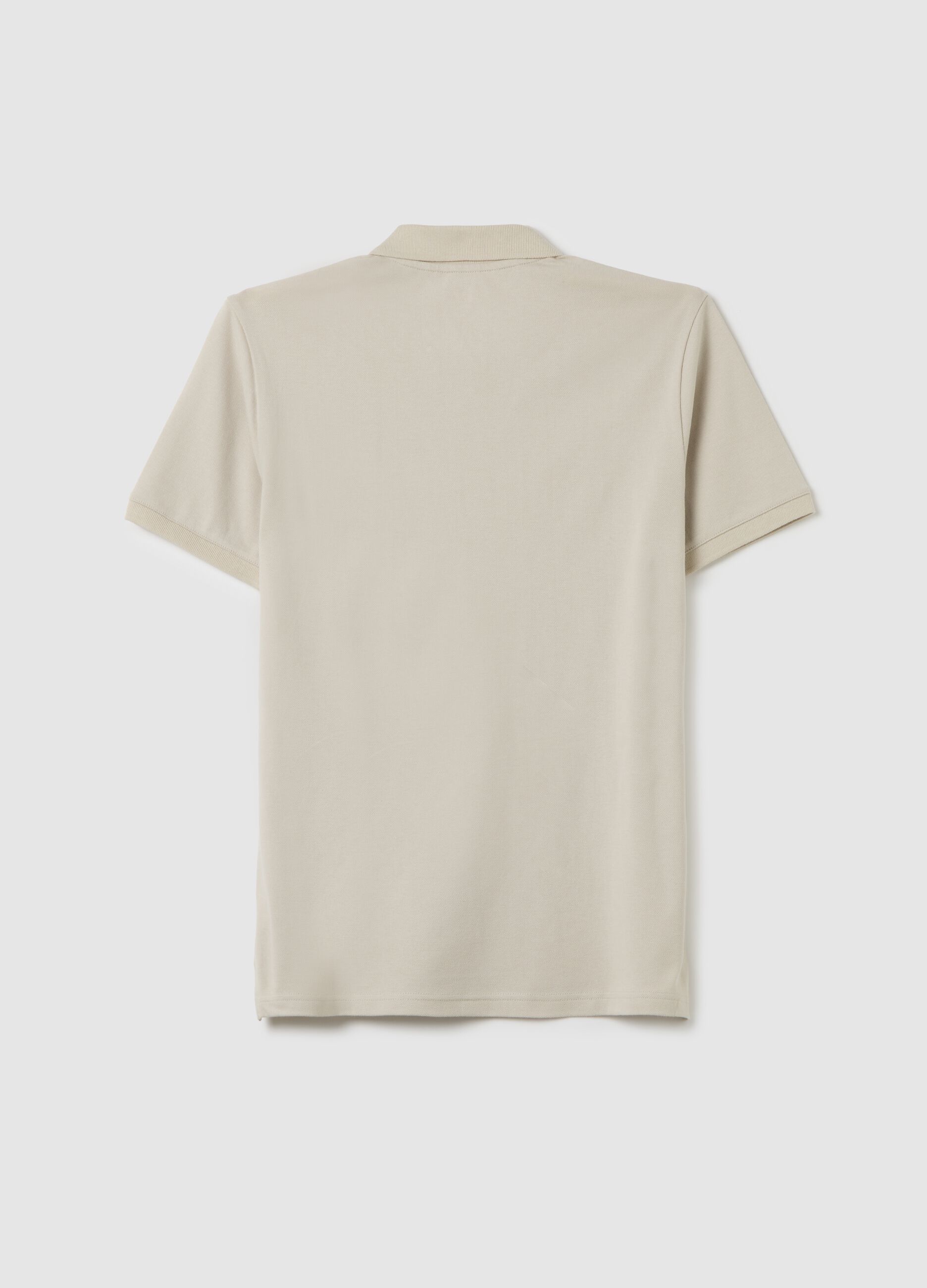 Pique polo shirt with embroidered logo_1