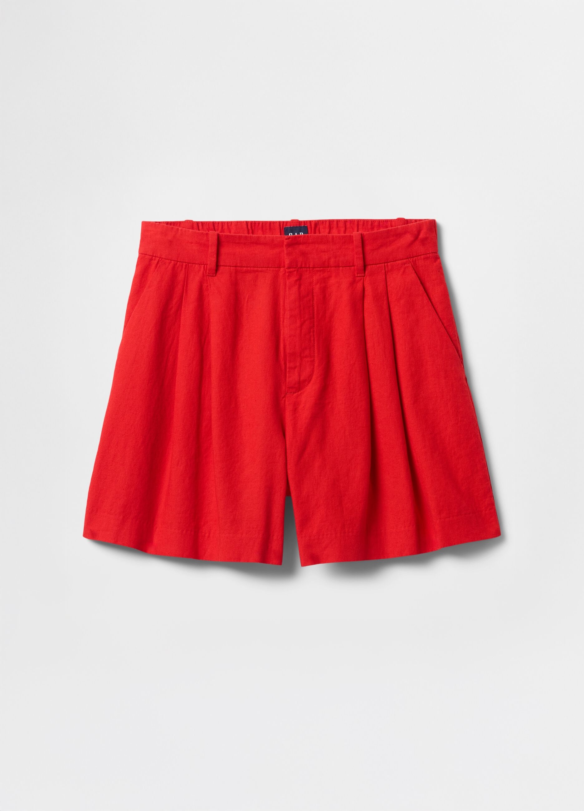 Shorts rossi Gap in lino e viscosa_6
