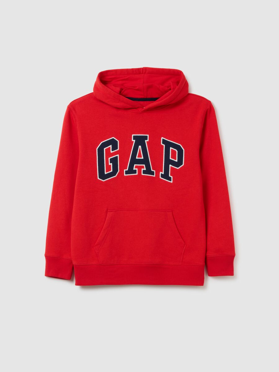 Hoodie with embroidered logo Boy_0