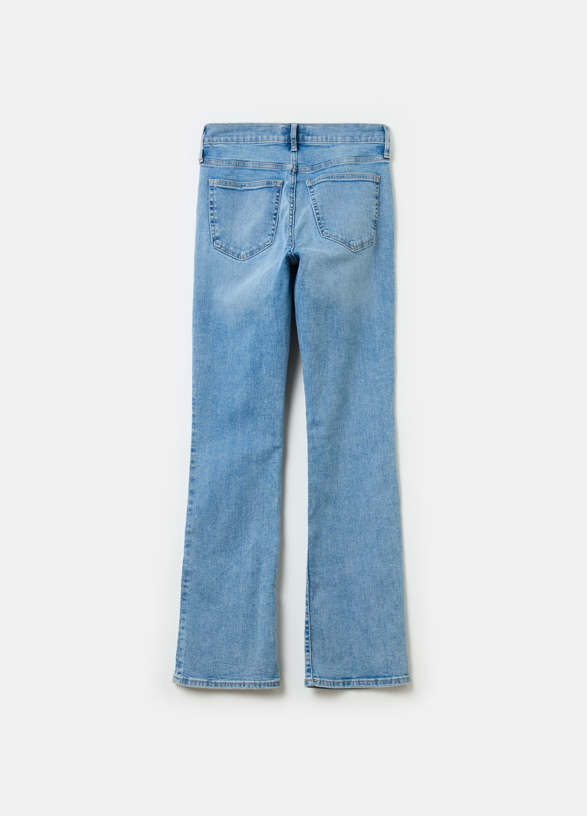 Jeans mini bootcut flare fit a vita media_5