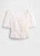Blusa in puro cotone con maniche corte_4