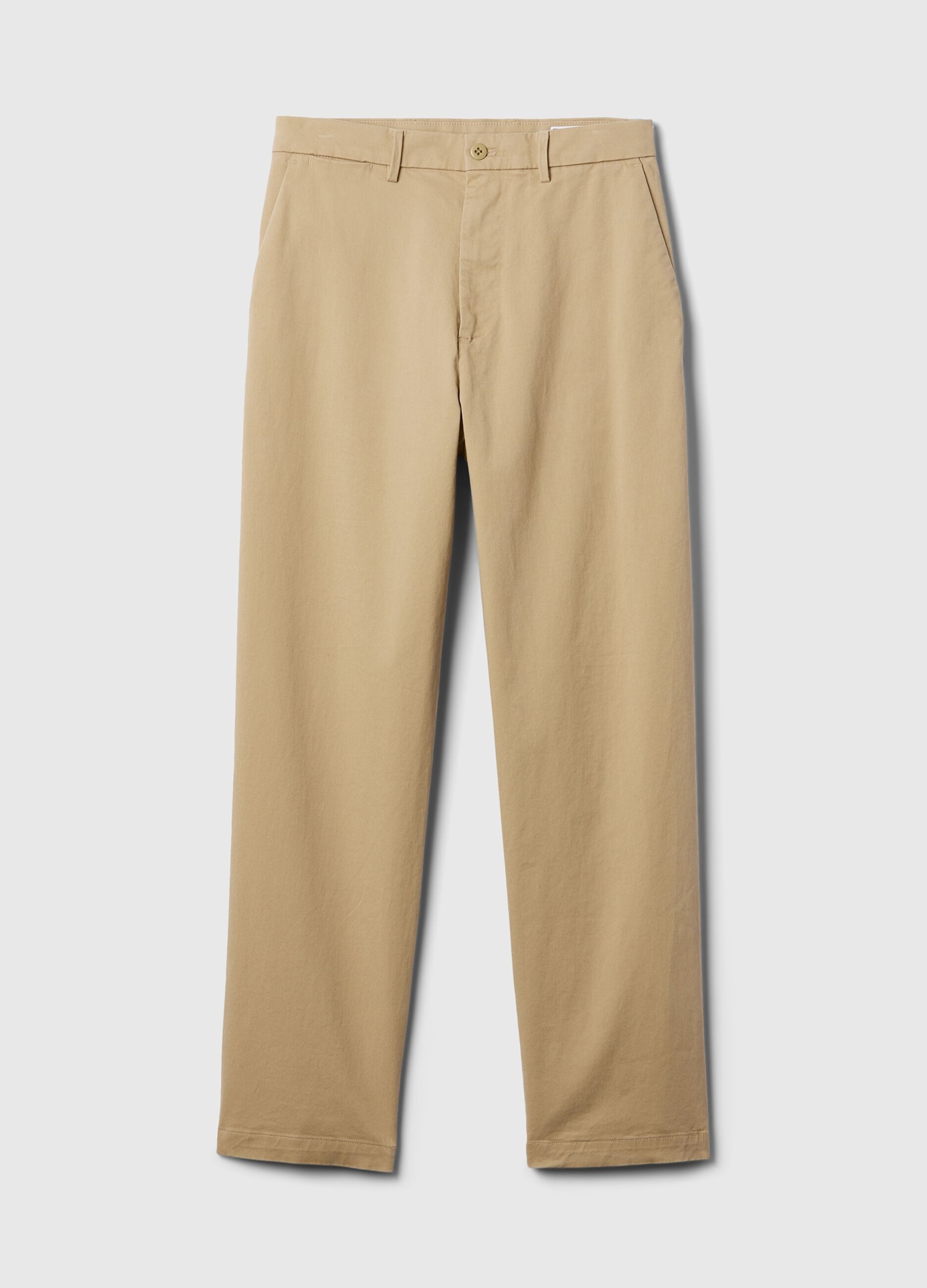 Pantalone baggy fit in cotone stretch_3
