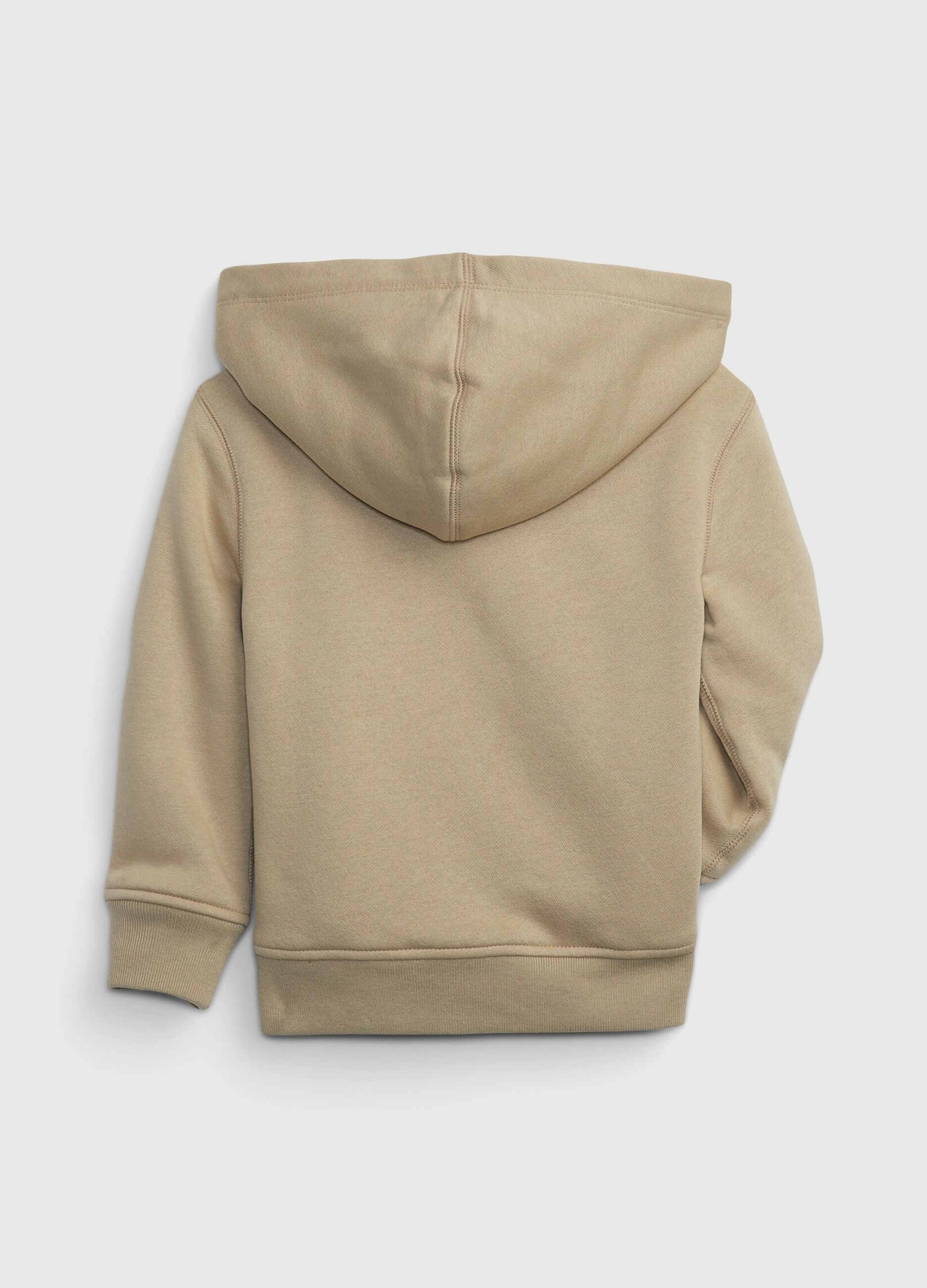 Full-zip con cappuccio e patch logo_1