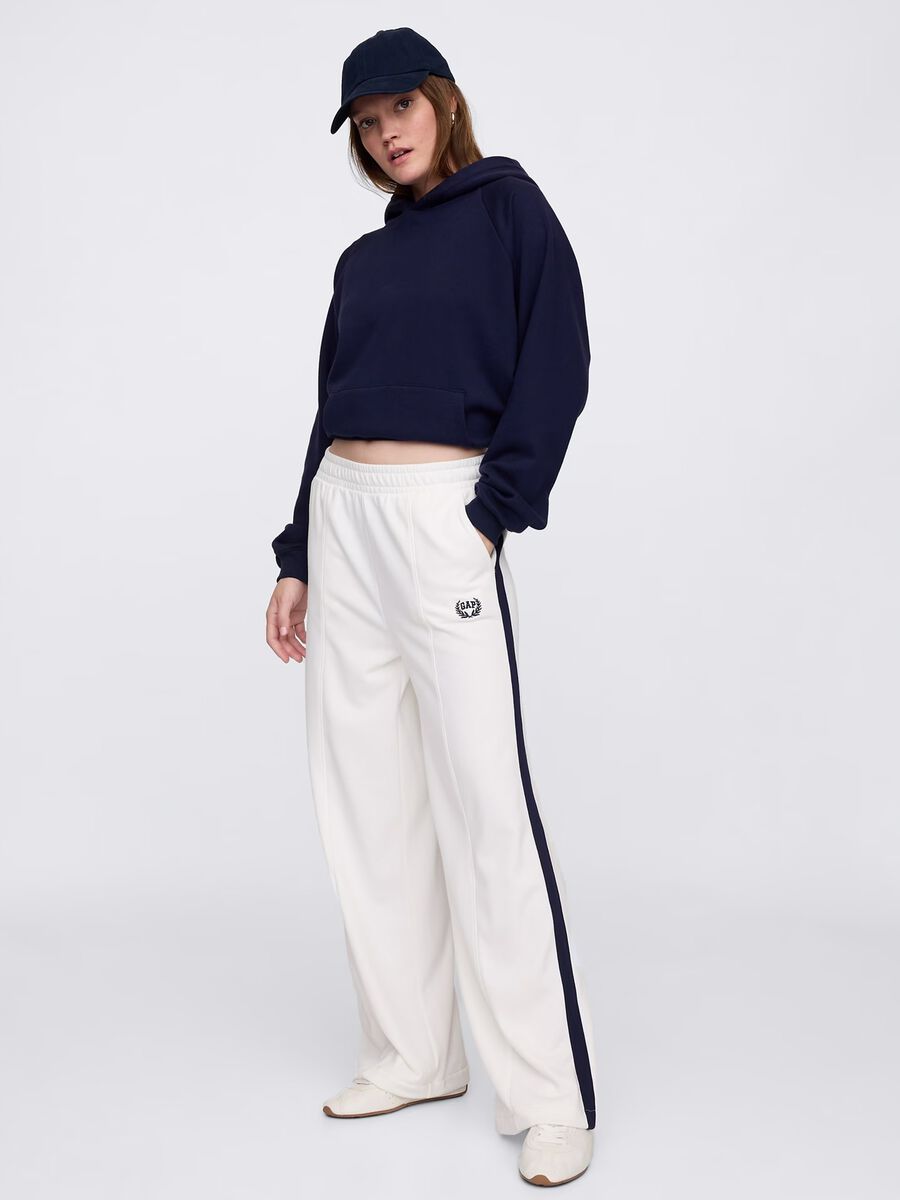 Pantaloni bianchi in misto cotone Gap Donna_0