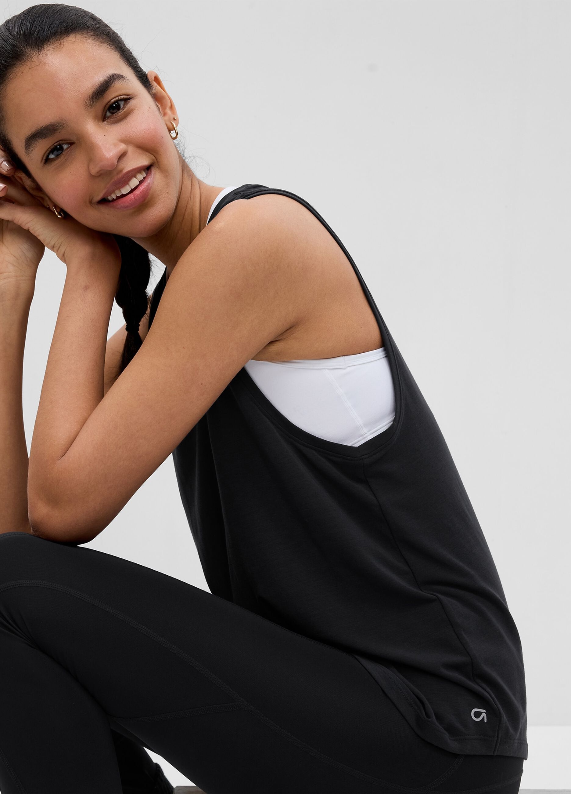 Tank top stretch girocollo_2