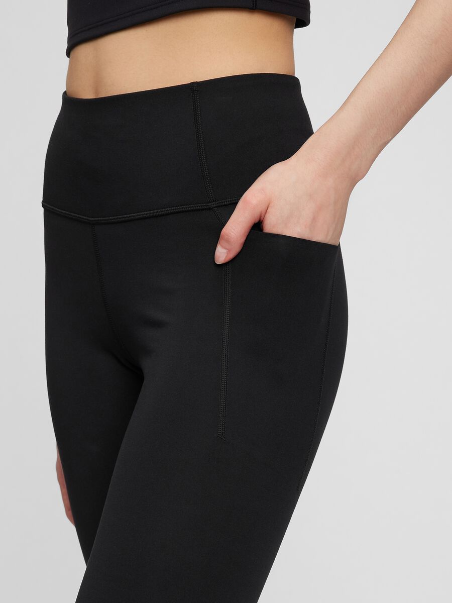Stretch leggings with pockets Woman_2