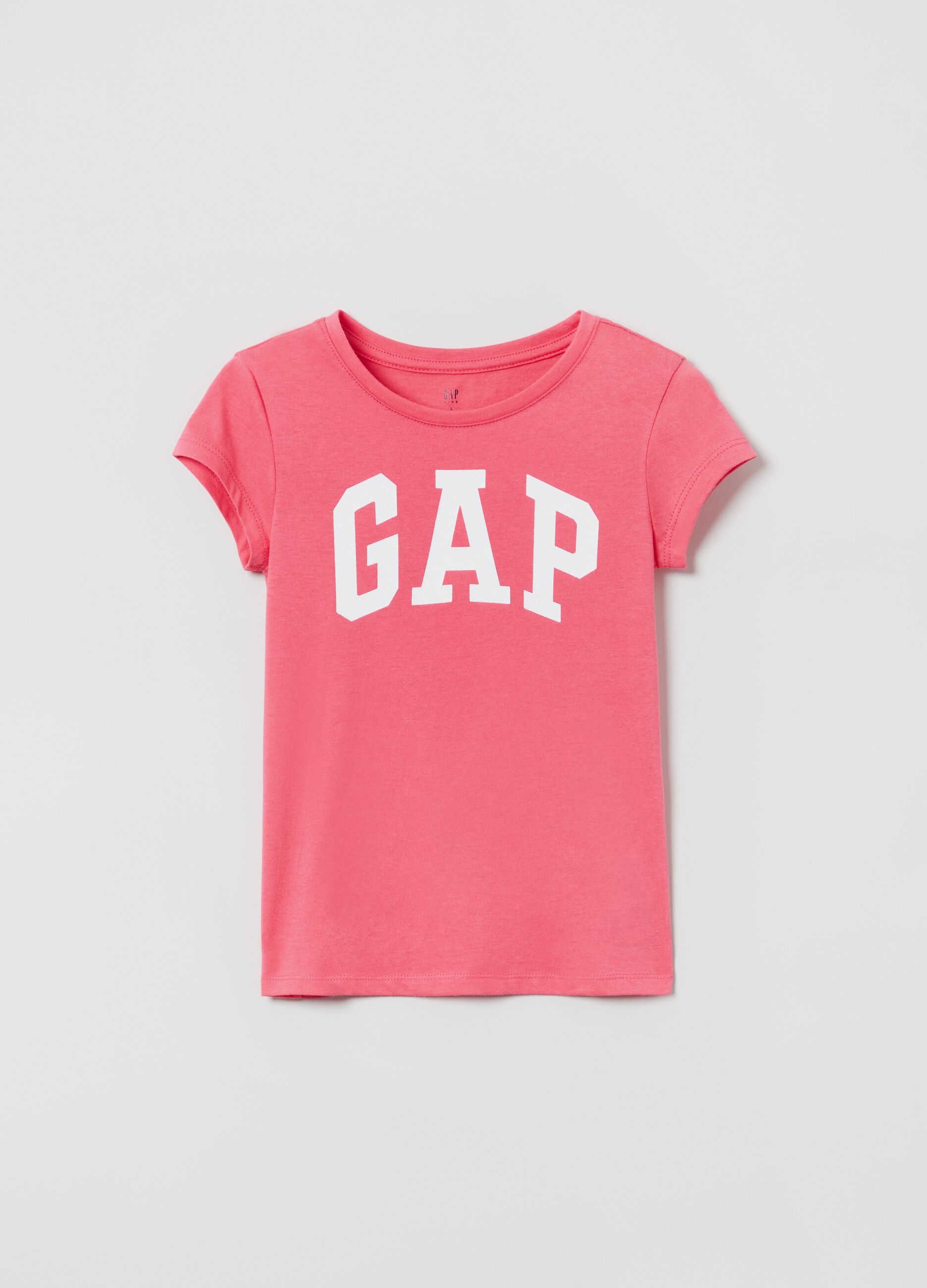 T-shirt in cotone con stampa logo