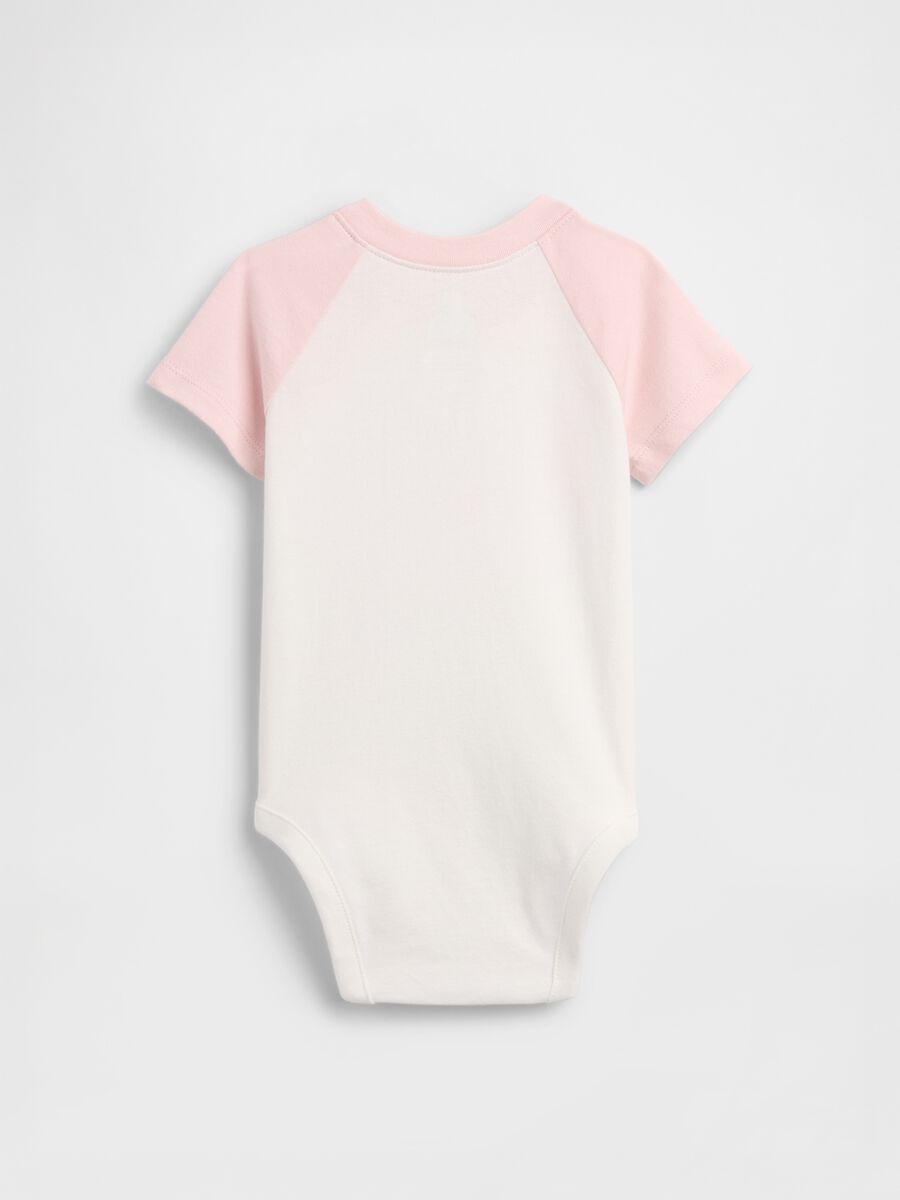 Body in puro cotone con logo Neonato_1