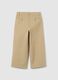 Pantaloni chino beige in cotone stretch_1