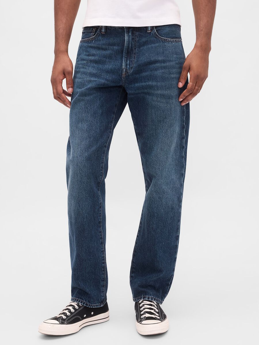 Pantaloni denim regular Uomo_1