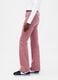 Pantaloni rosa elasticizzati regular_3