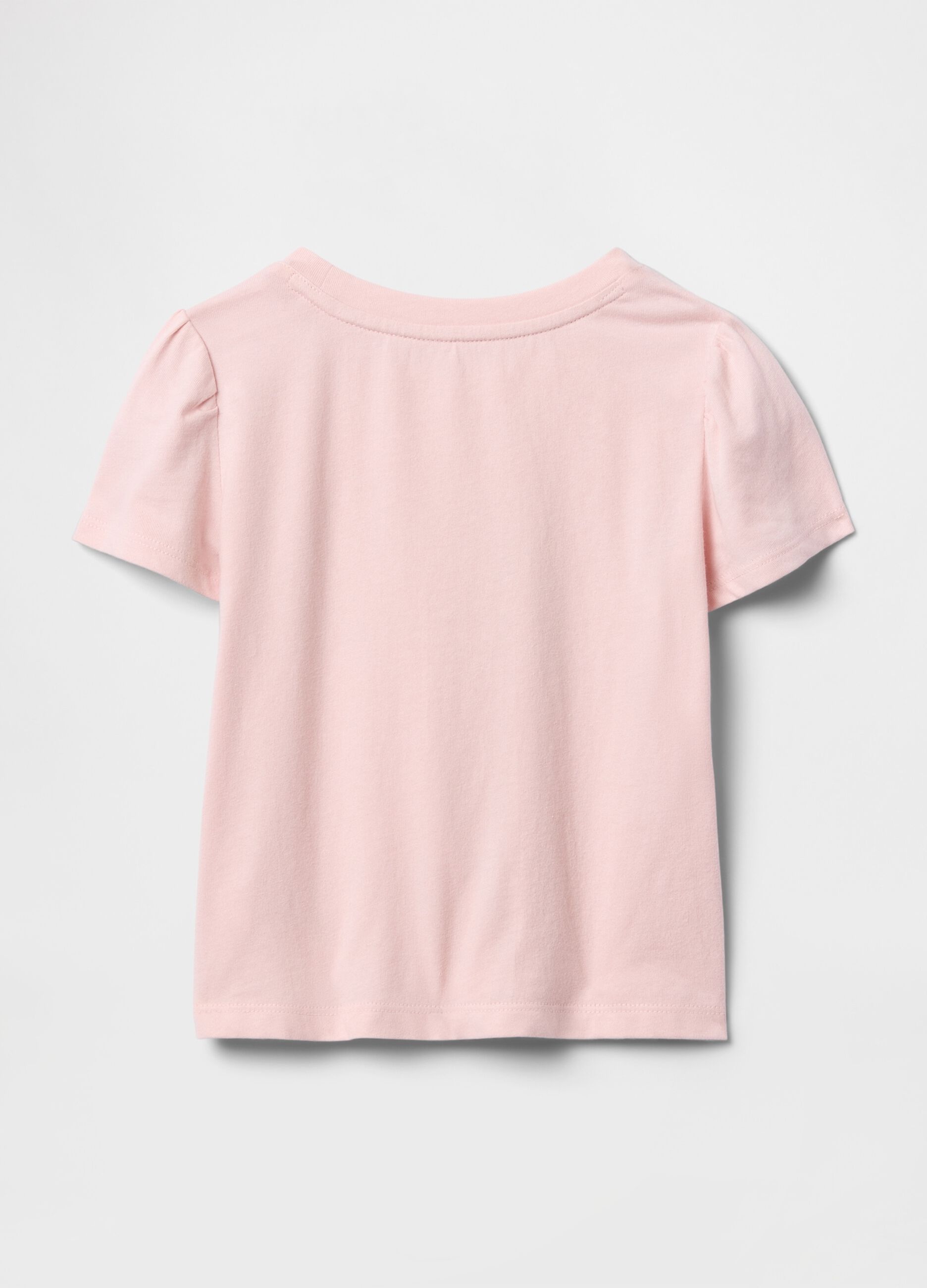 T-shirt rosa a maniche corte in cotone GAP Kids_1