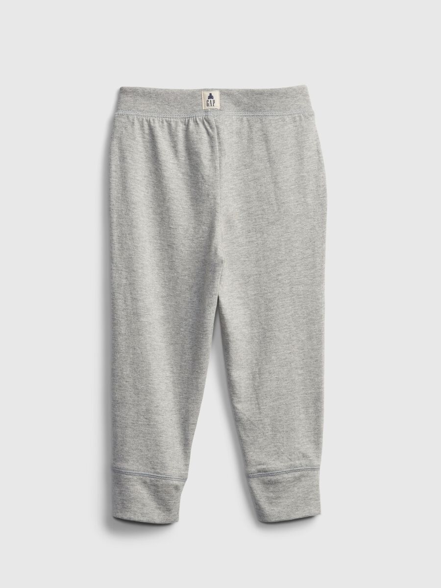 Joggers in felpa con coulisse e patch logo Bimbo_1