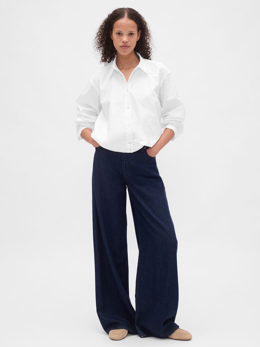 Camicia bianca in cotone Donna_2