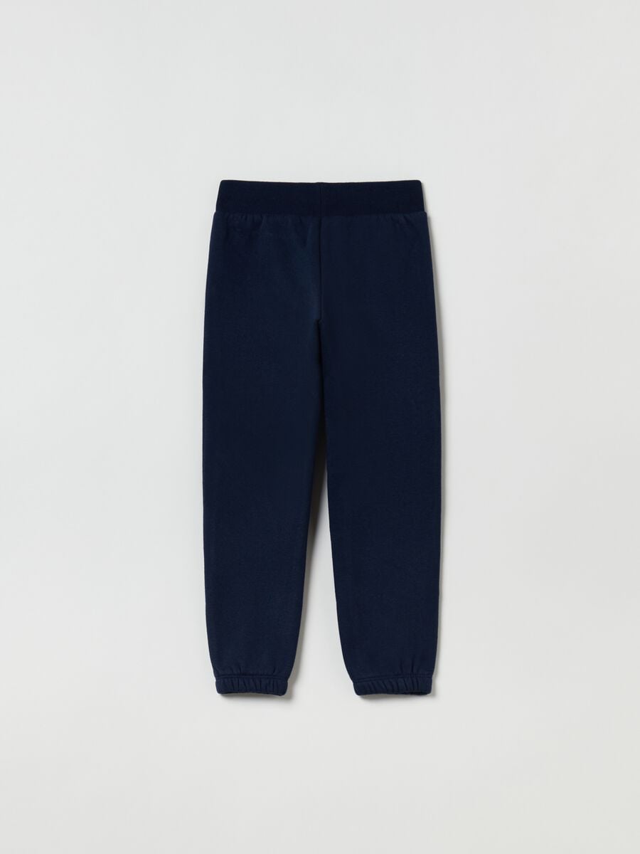 Joggers in felpa con stampa logo Bambina_1