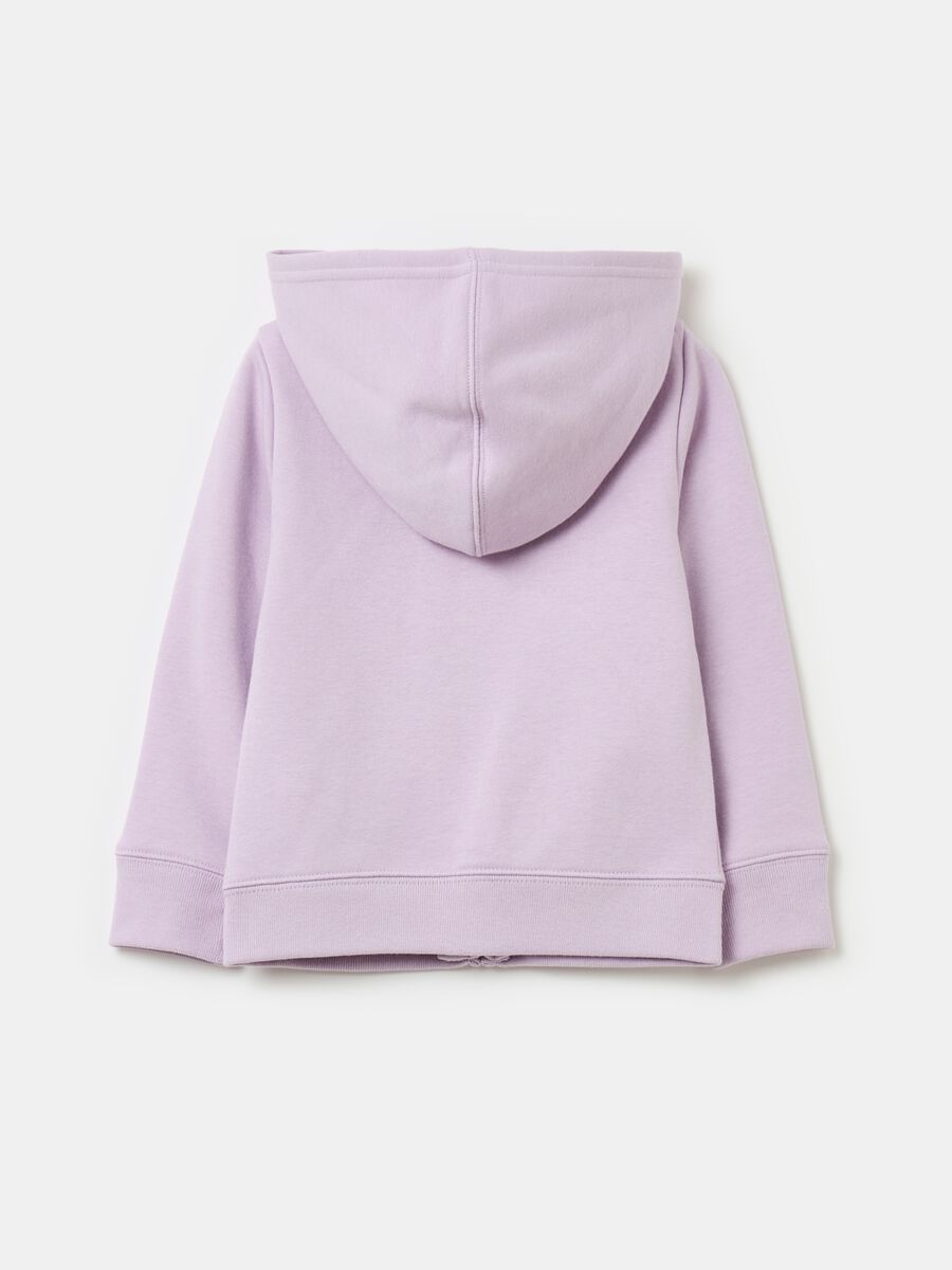 Full-zip con cappuccio ricamo logo Bimba_1