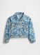 Giacca denim multicolor con fiori_4