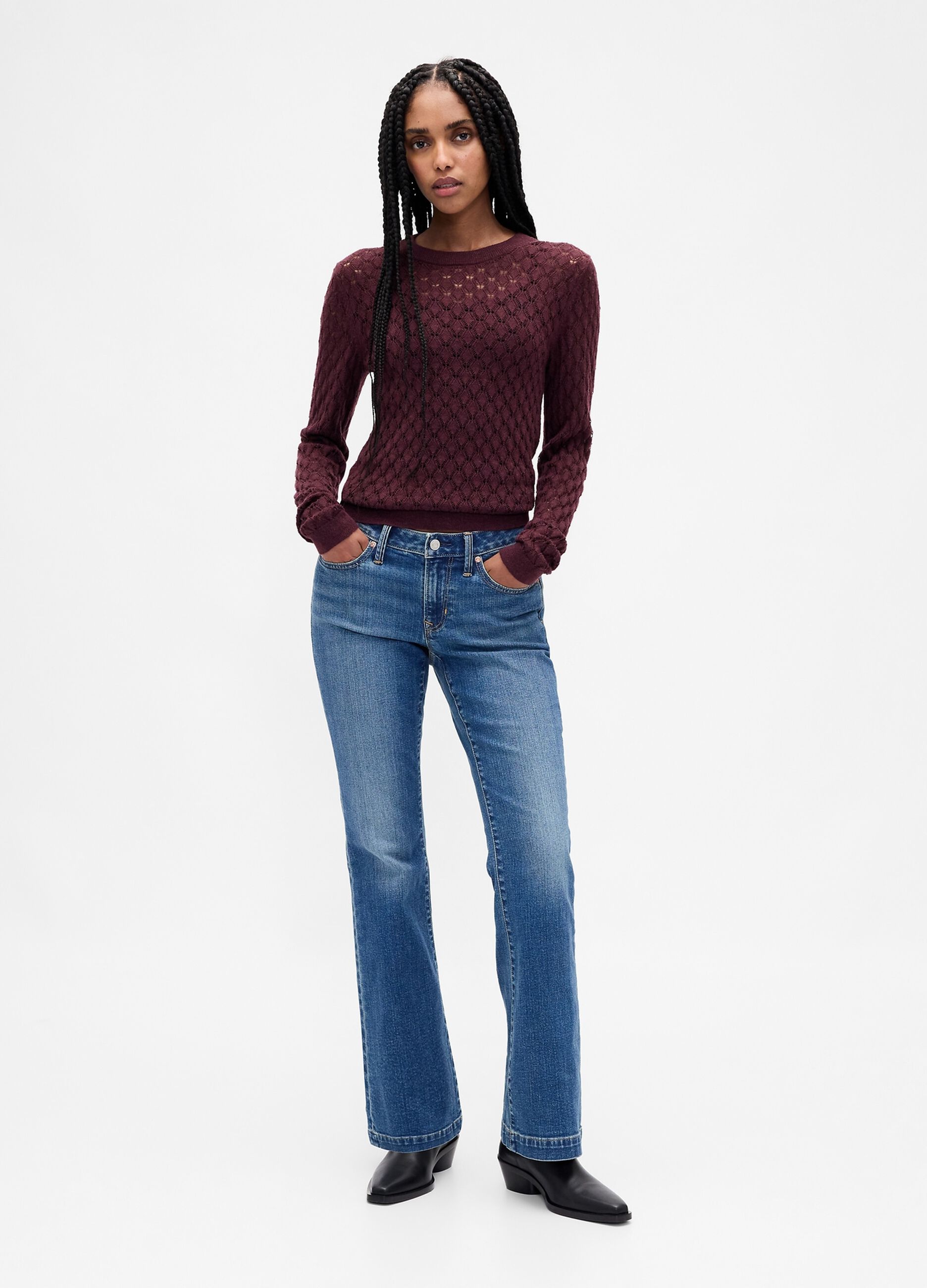 Purple Textured Sweater_2