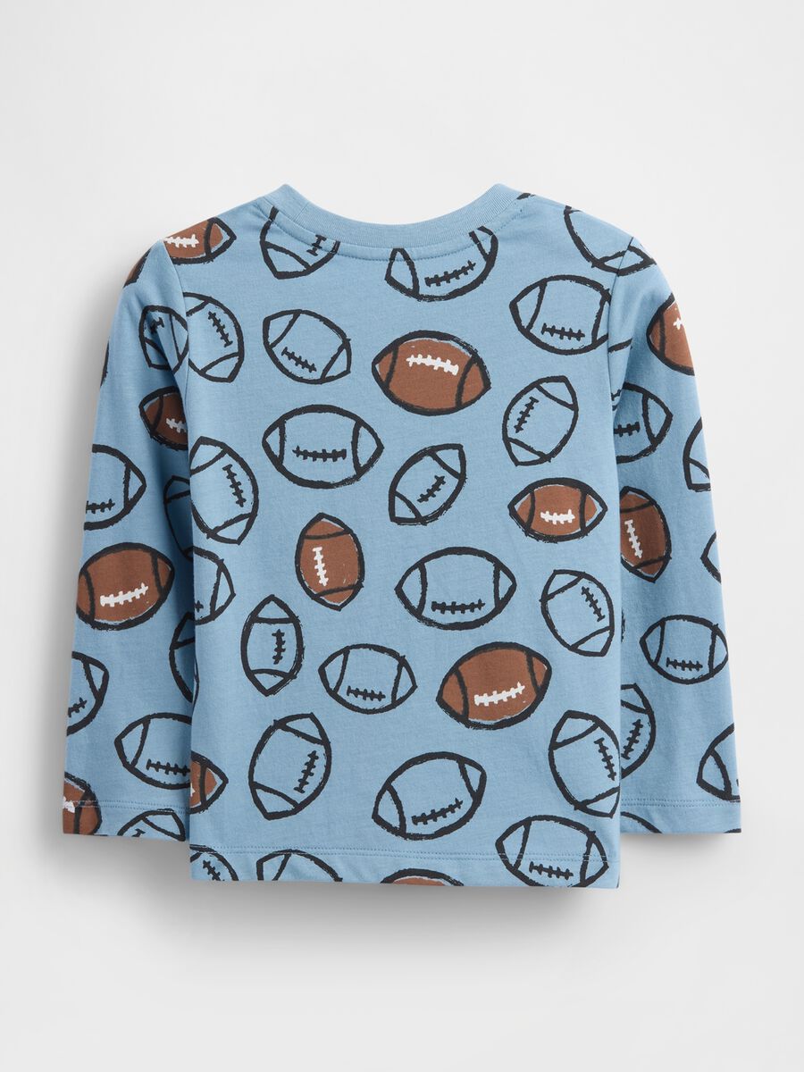 Blue long-sleeve cotton t-shirt Boy_1