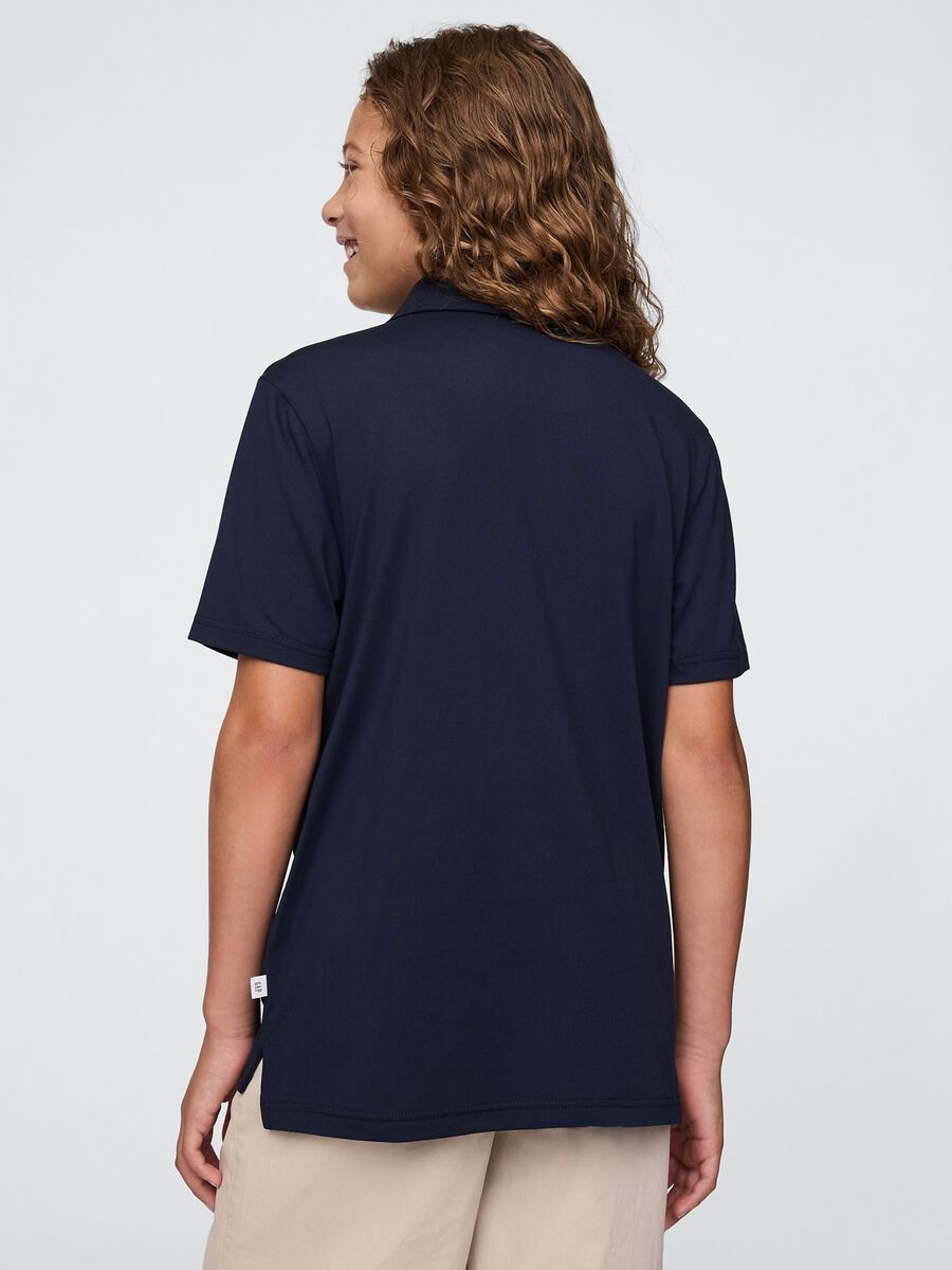 Navy Blue Short Sleeve Polo for Boys GAP Boy_2