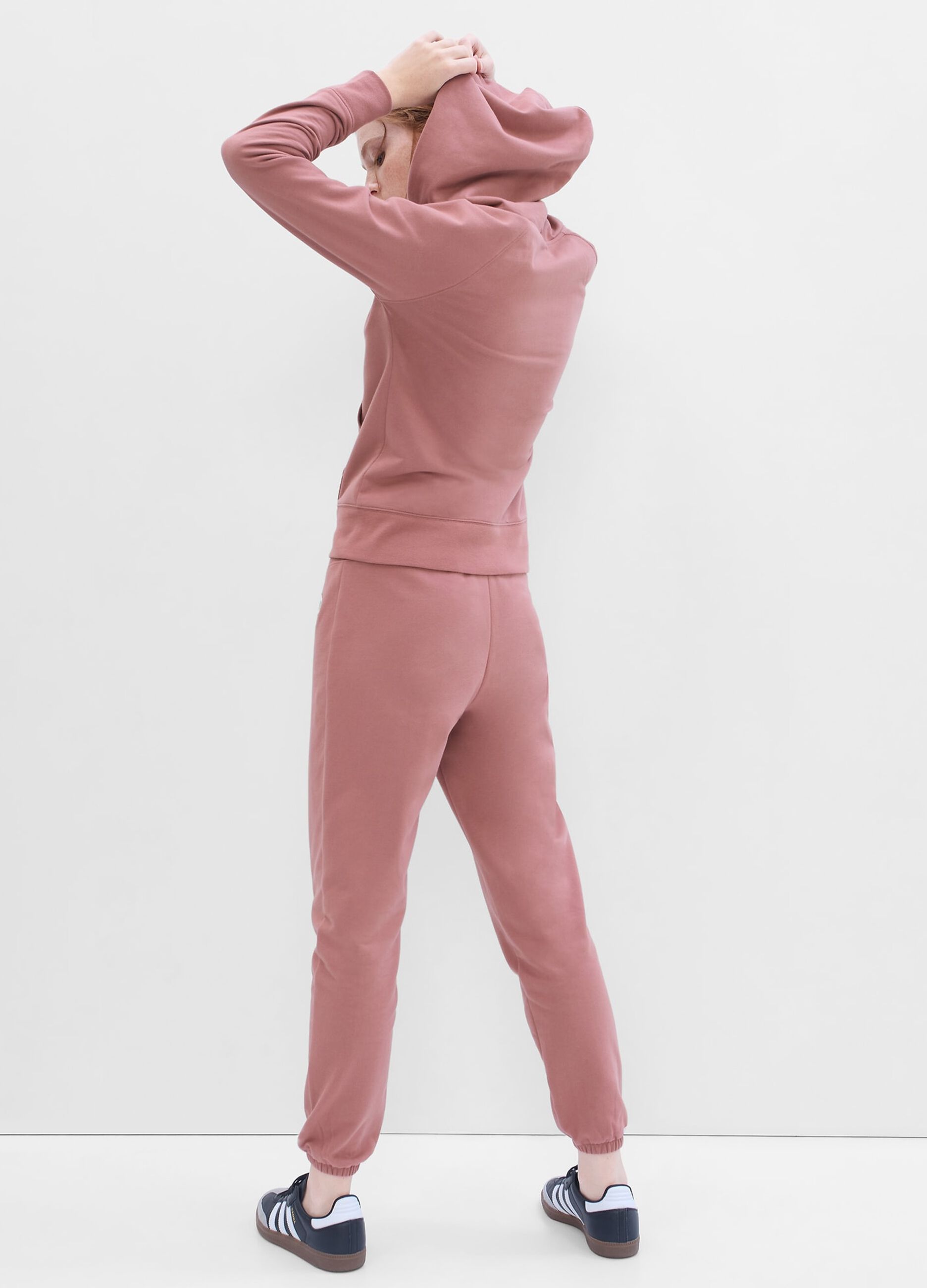 Joggers in felpa con coulisse ricamo logo_1