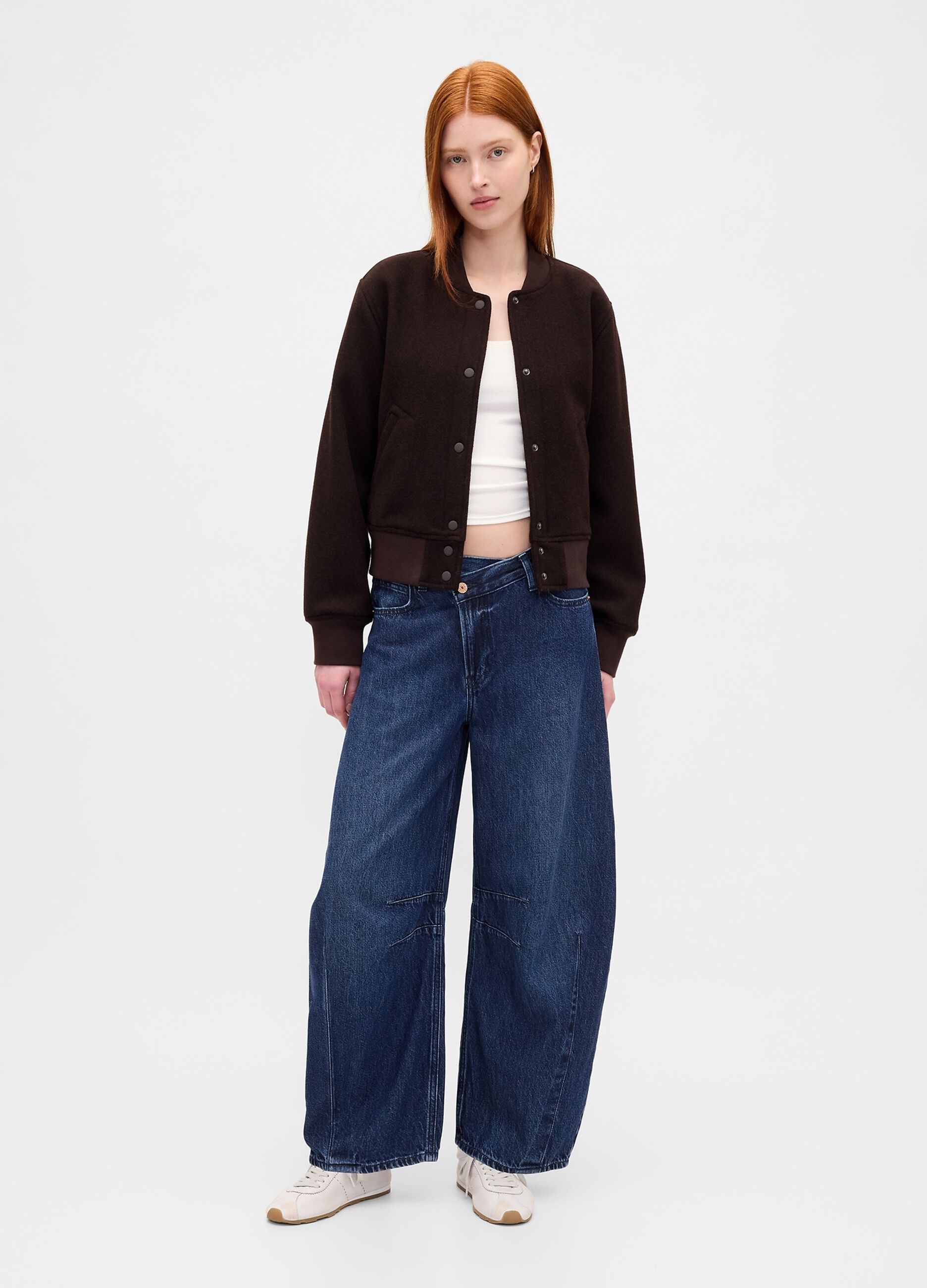 Wide Blue Denim Trousers