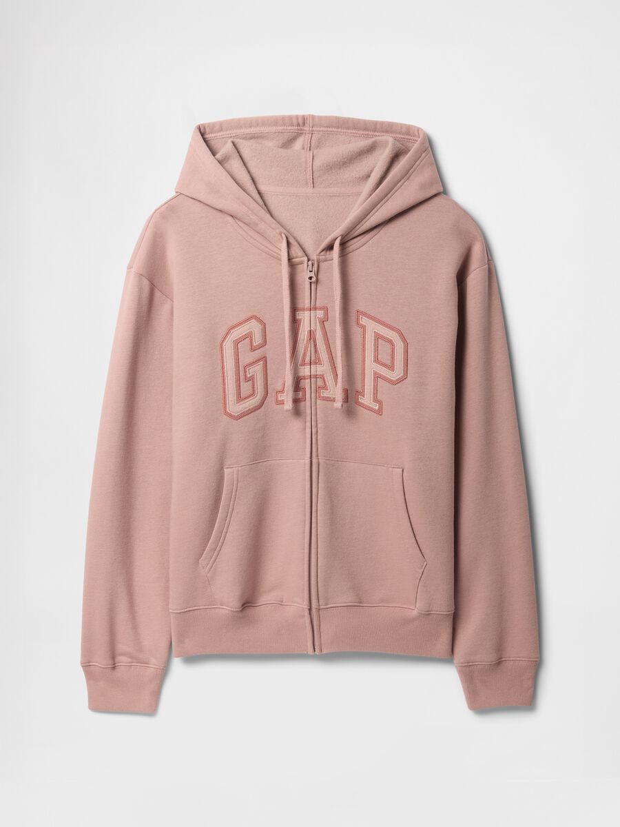 Hoodie with full zip Woman_4
