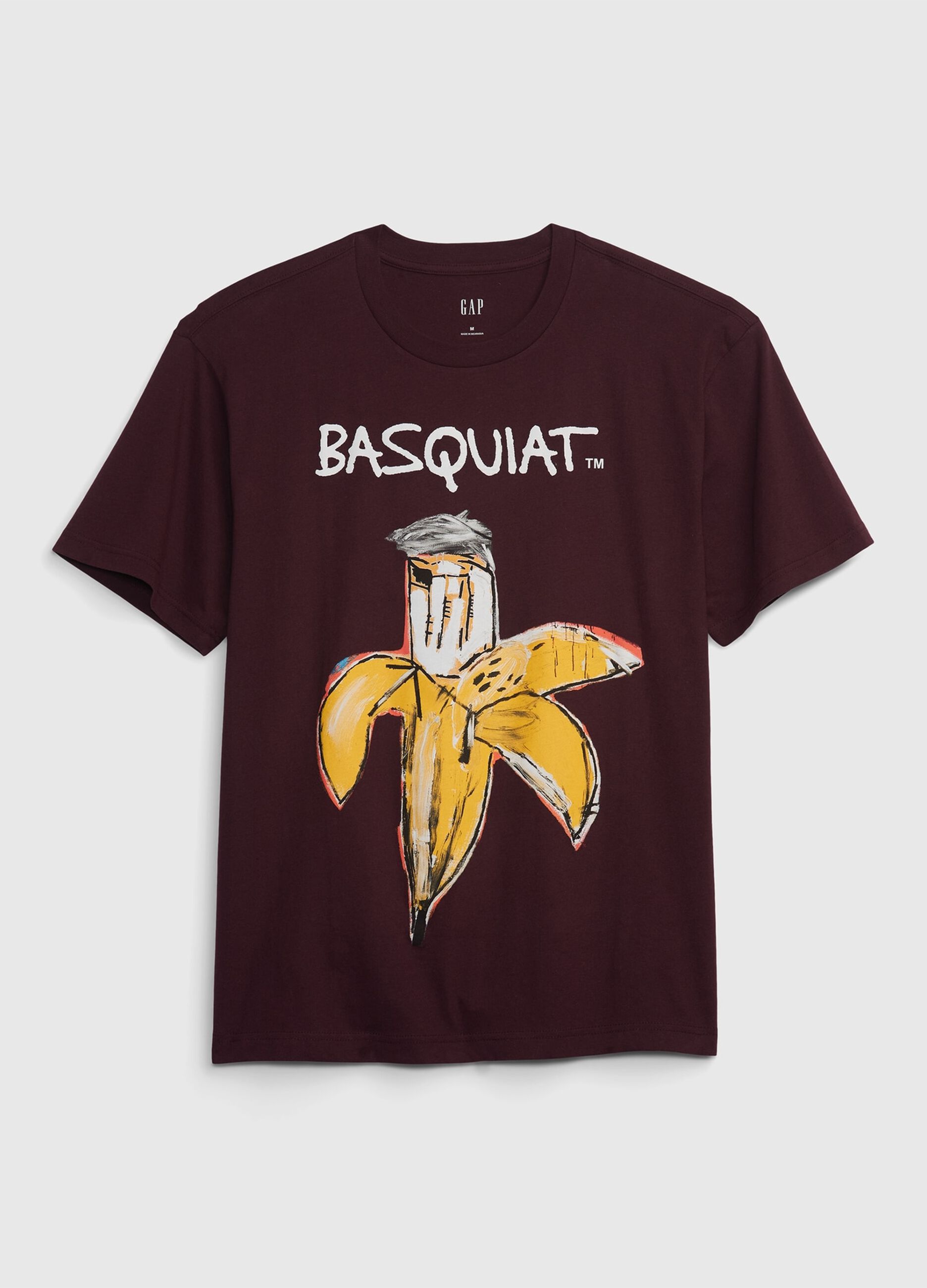 T-shirt with Basquiat print