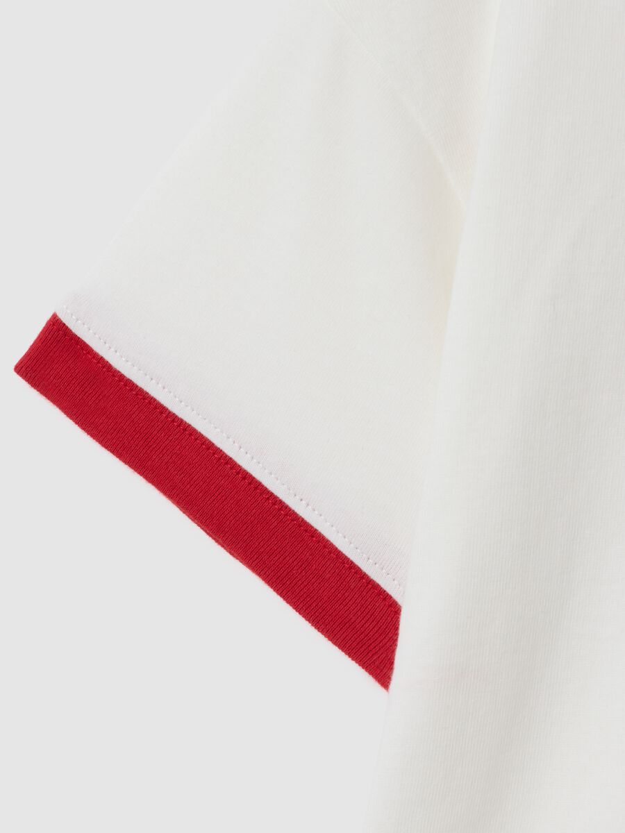 T-shirt bianca a maniche corte Bambino_3