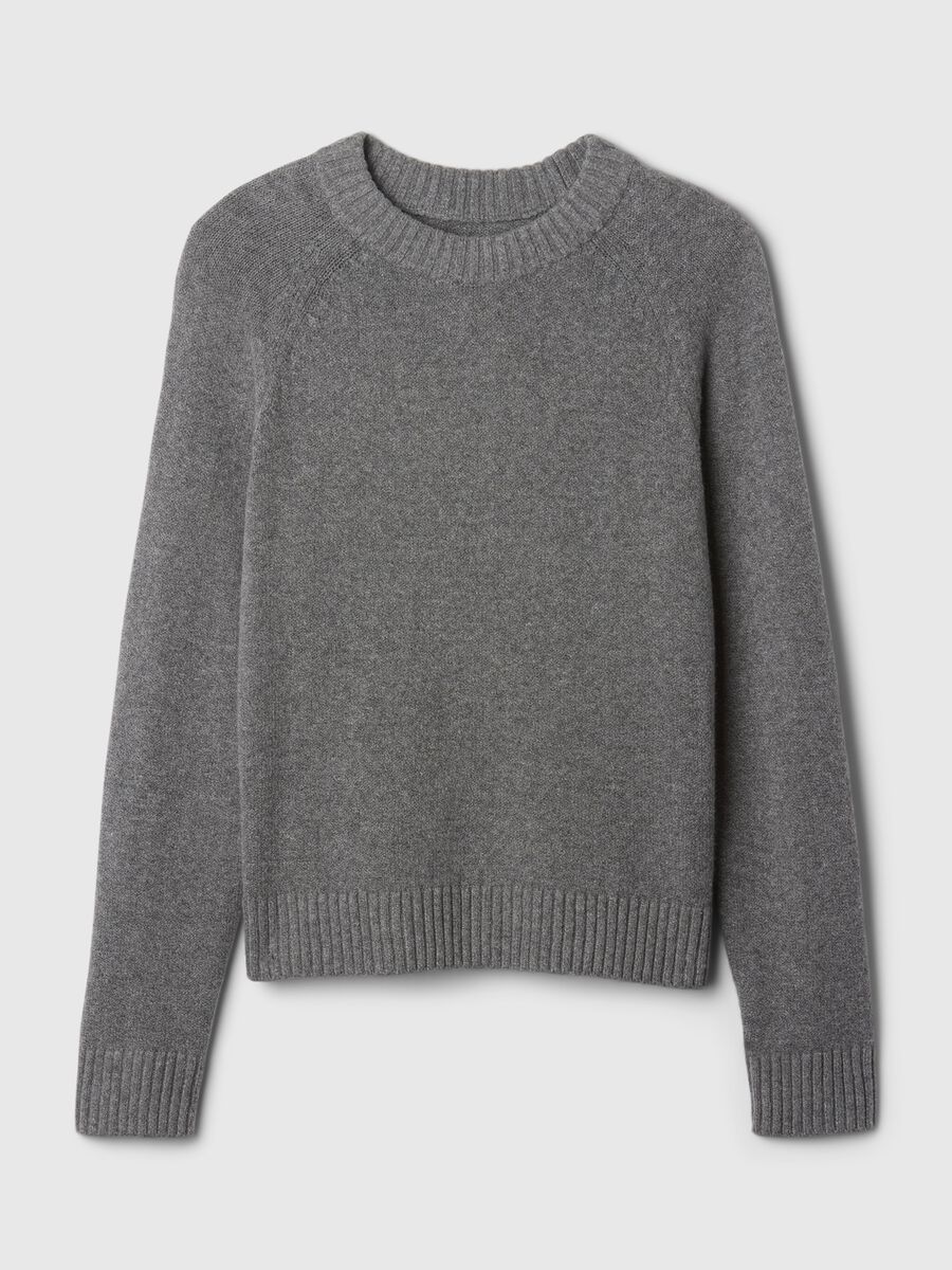 Pullover with round neck and raglan sleeves Woman_3