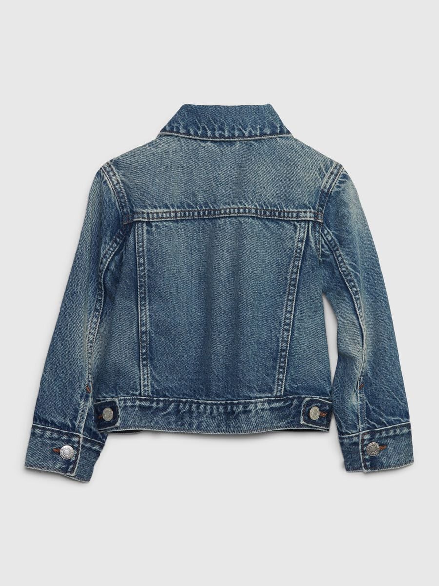 Giacca denim in puro cotone Bimbo_1