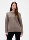 Maglione taupe in cotone_0