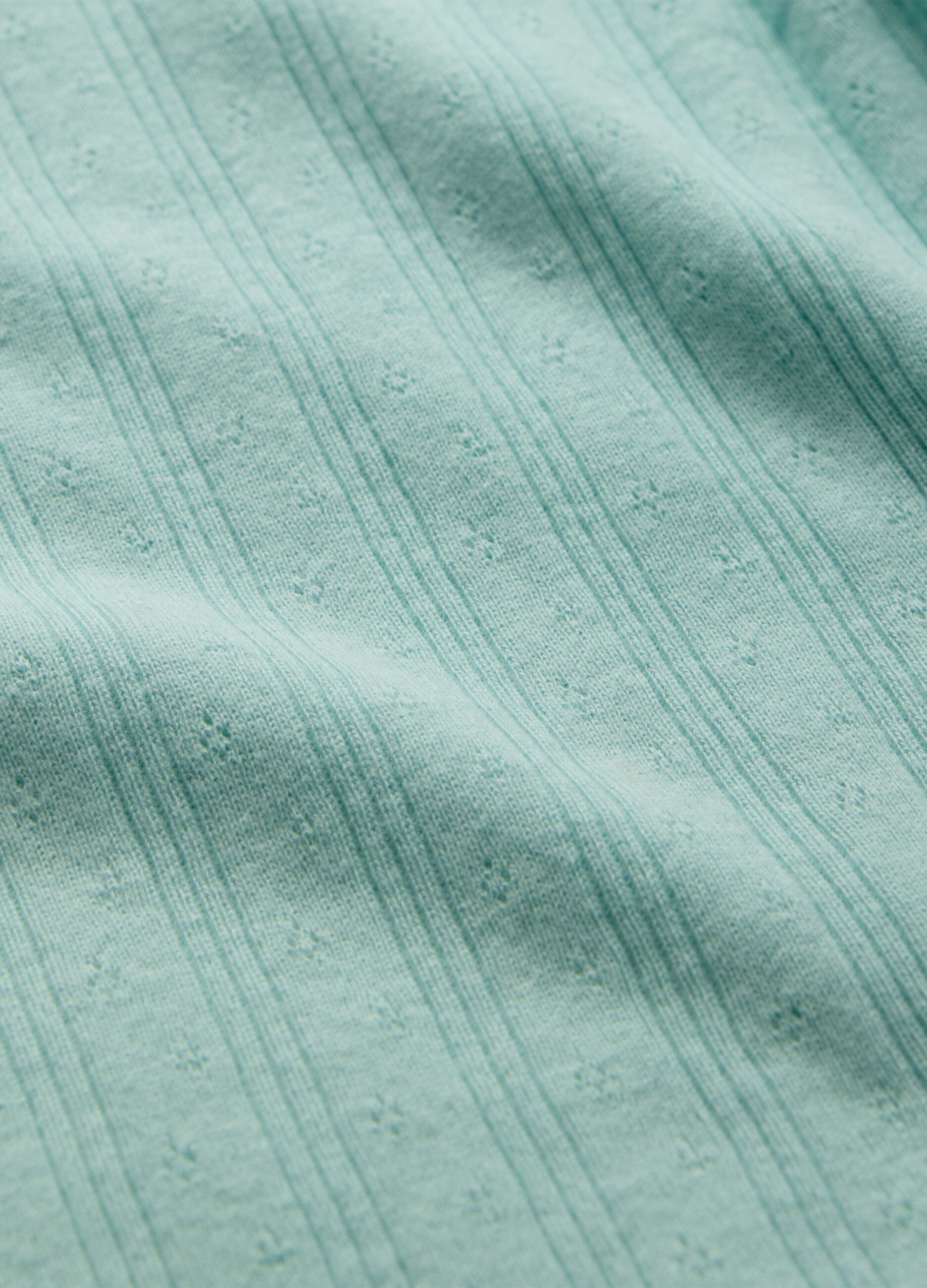 Maglietta verde chiaro a costine_3