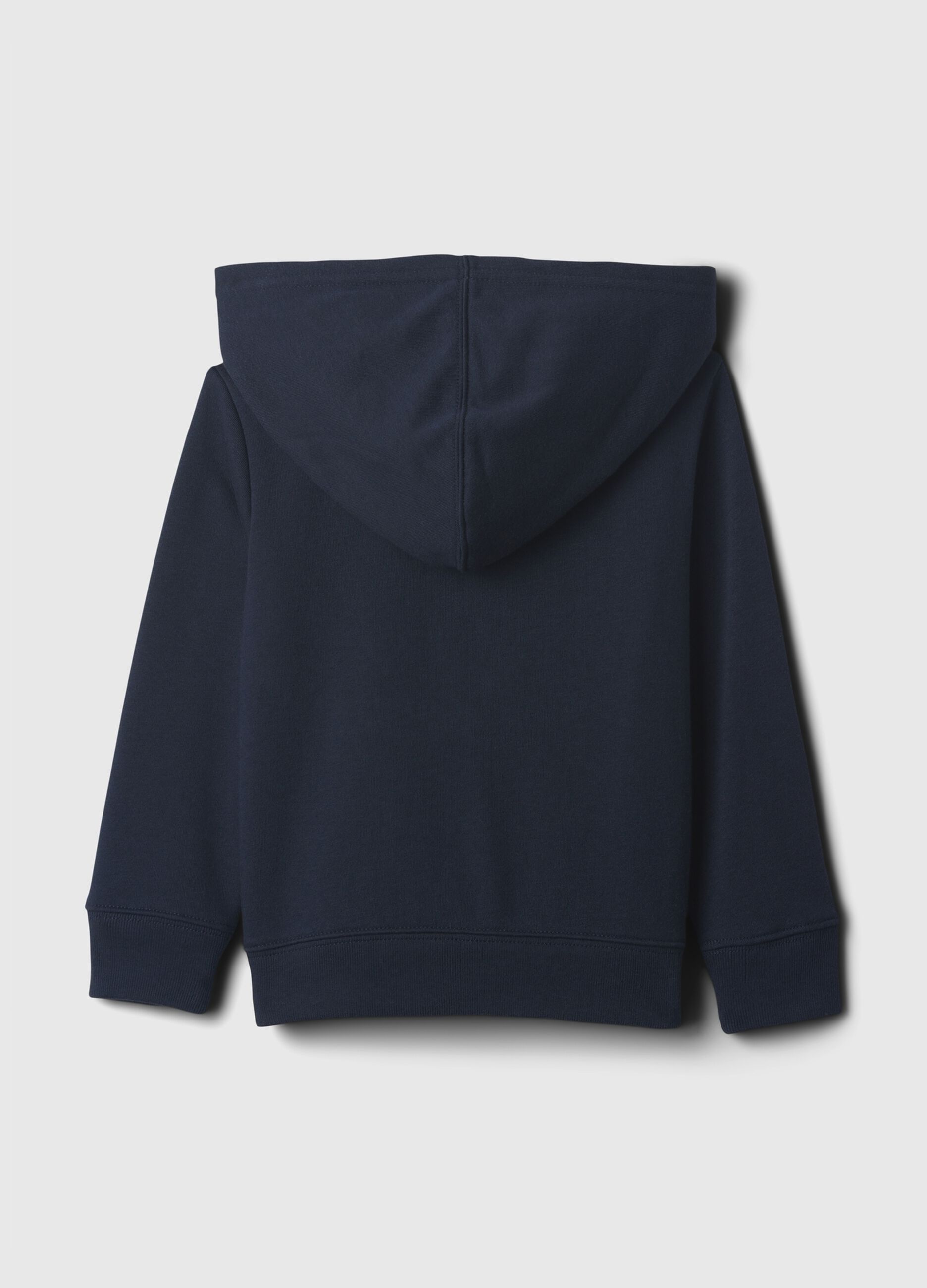 Full-zip con cappuccio e ricamo logo_1