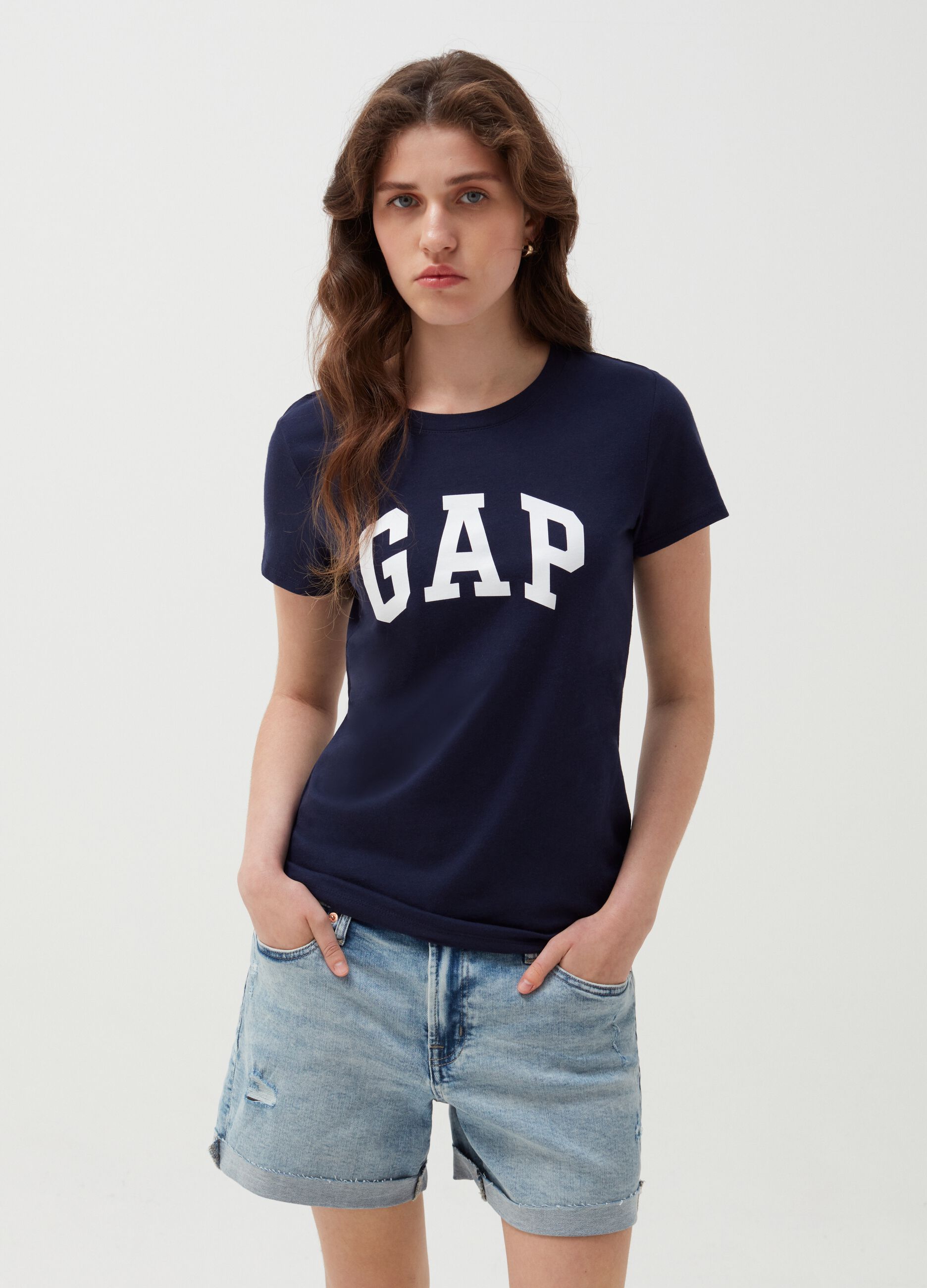Two-pack T-shirts in jersey with logo print_1