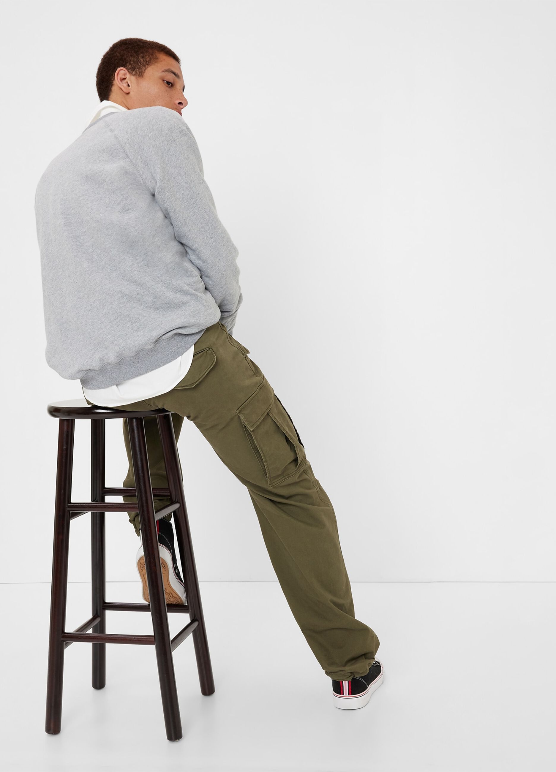 Pantaloni cargo relaxed fit_1