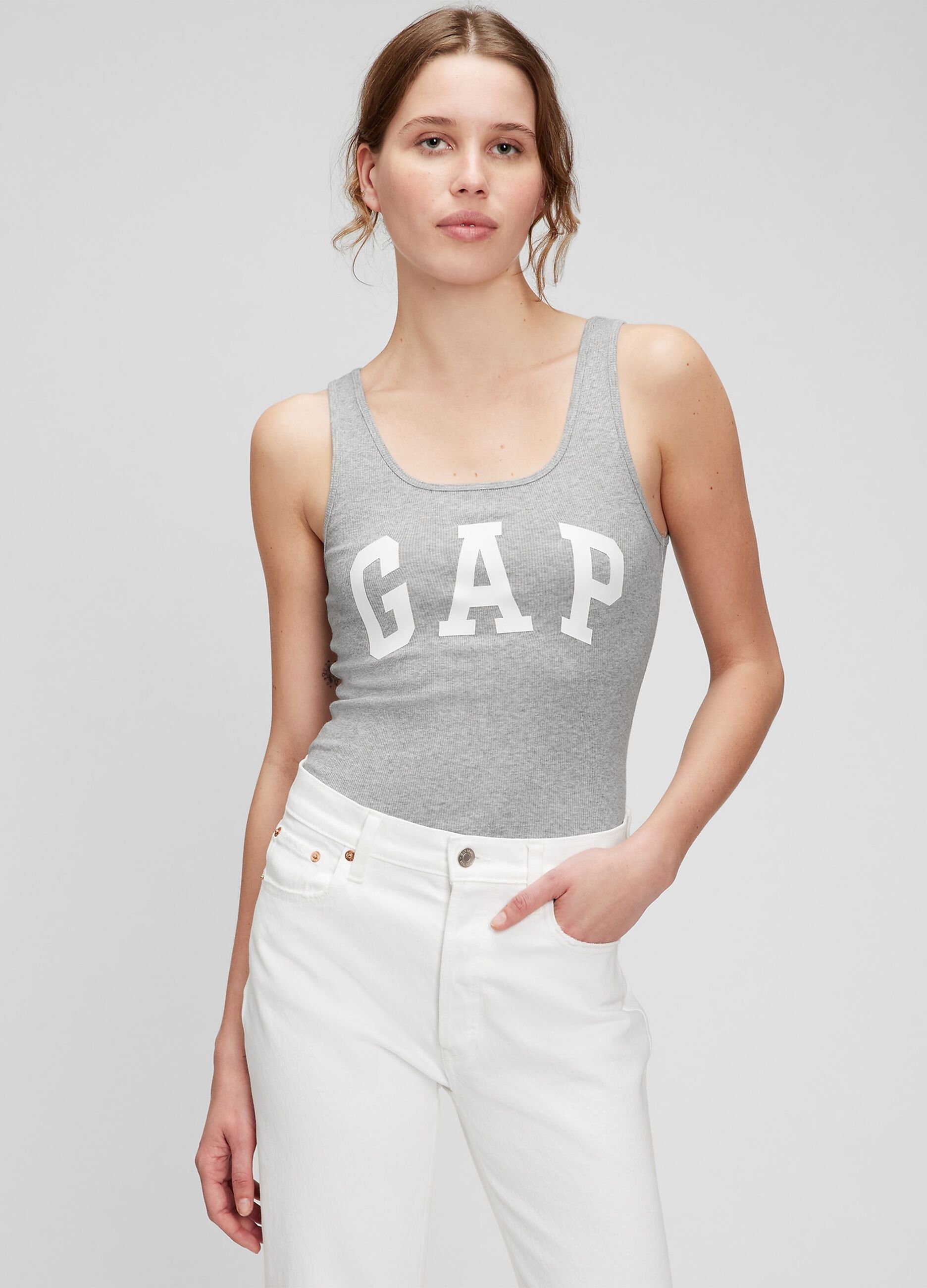 Bipack tank top con stampa logo_1