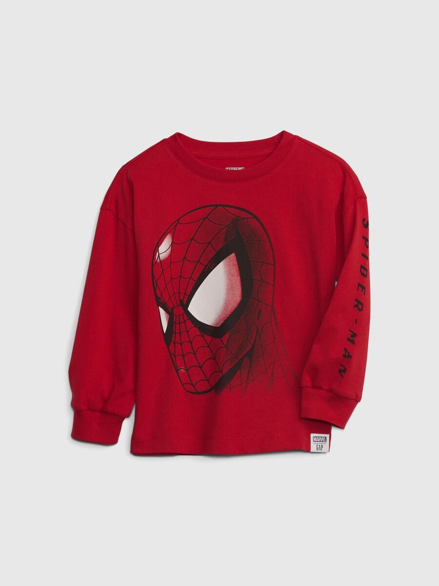 T-shirt maniche lunghe stampa Spider-Man Bimbo_0