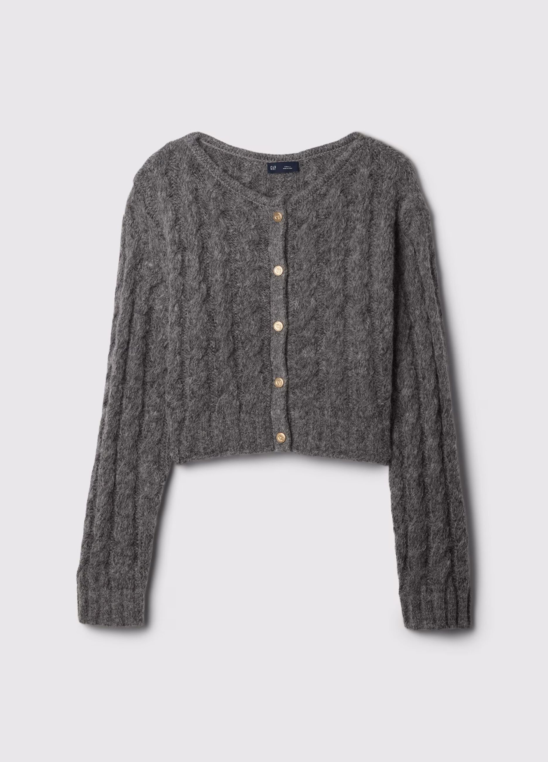 GAP x CULT GAIA Cardigan crop a trecce