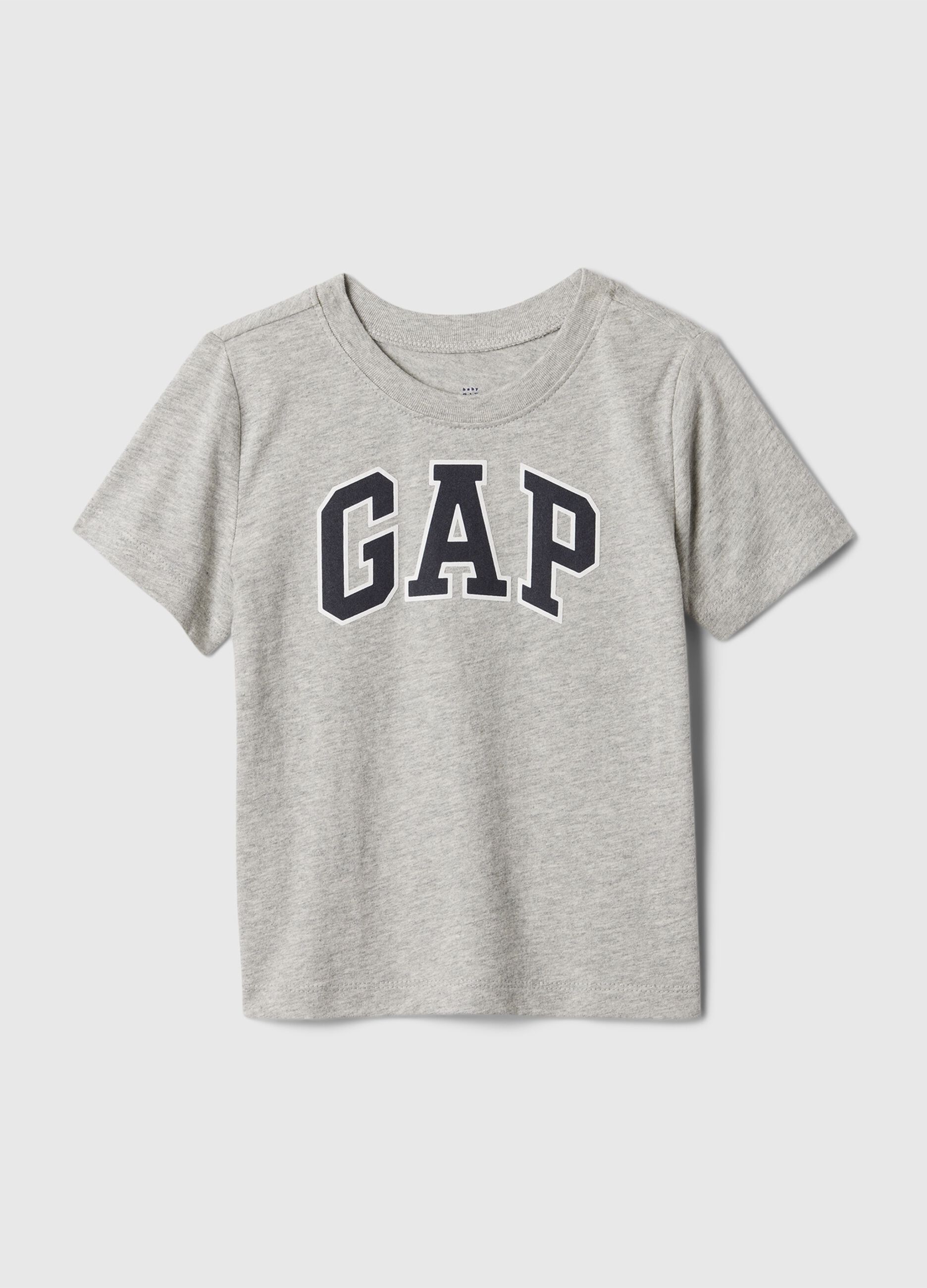 T-shirt grigia con logo GAP
