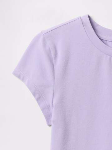 T-shirt viola in cotone stretch_3