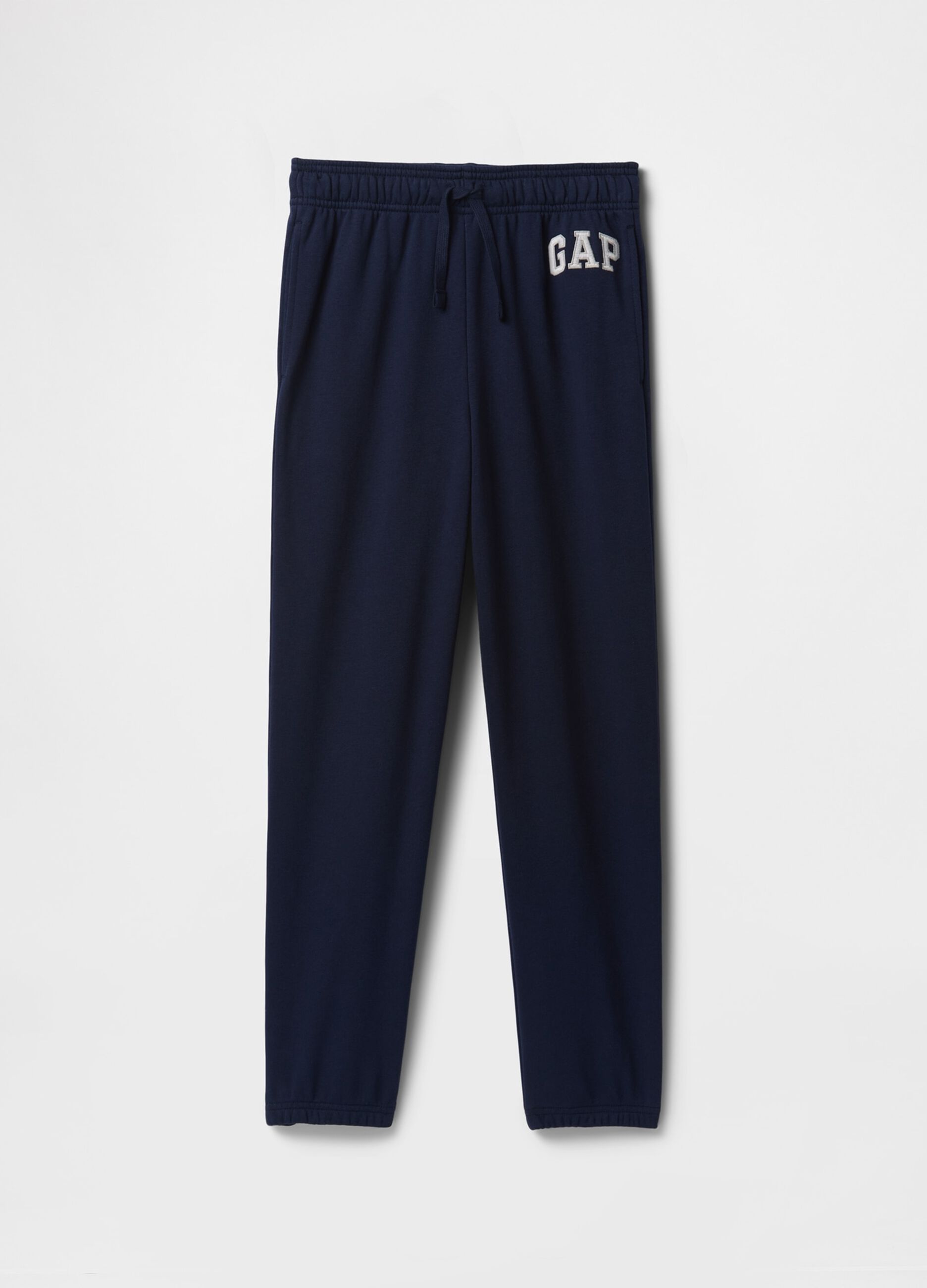 Pantaloni blu navy GAP Kids in misto cotone_4
