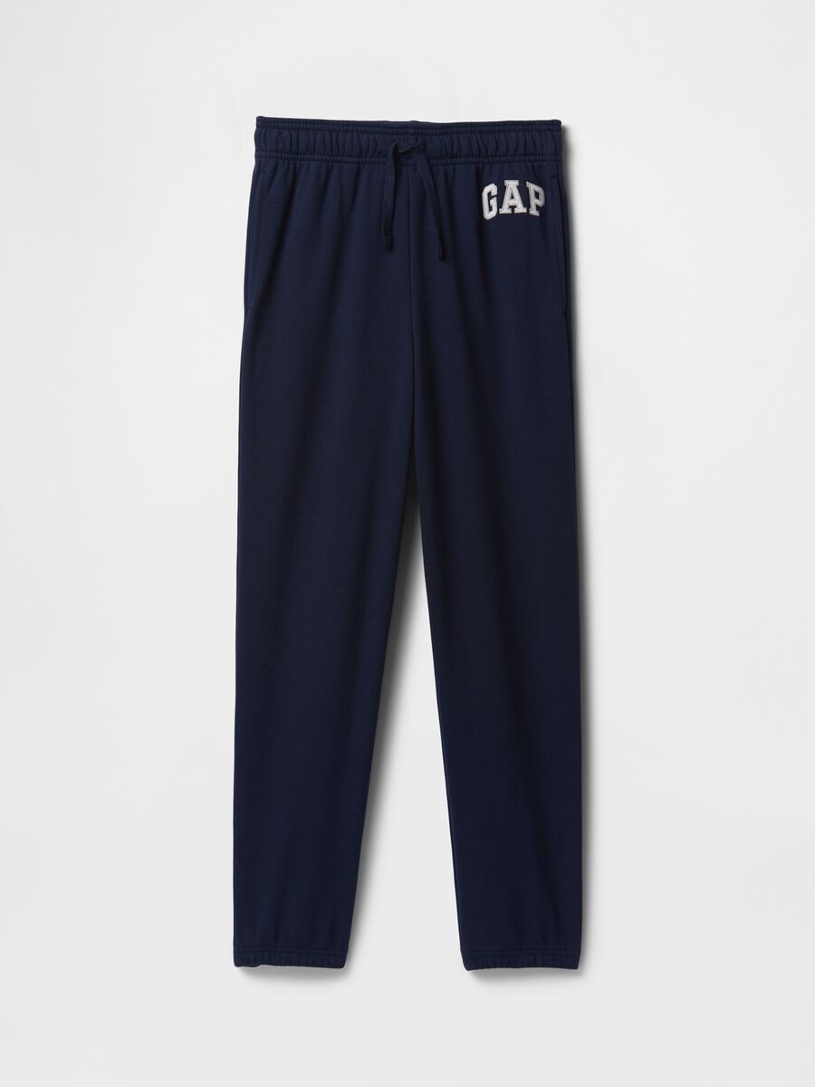 Pantaloni blu navy GAP Kids in misto cotone Bambino_4