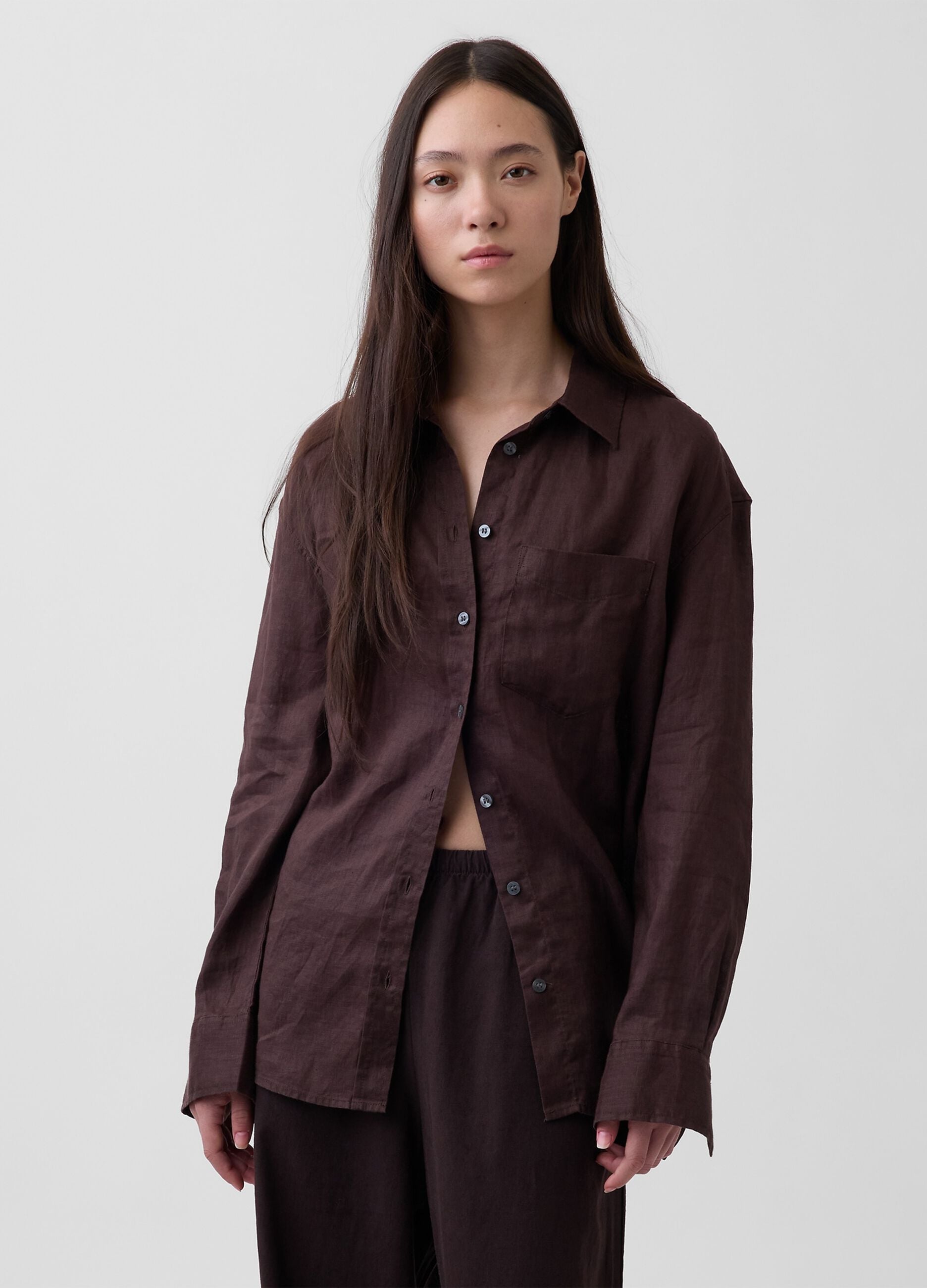 Camicia in puro lino