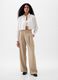 Wide-leg trousers with high waist and darts_0