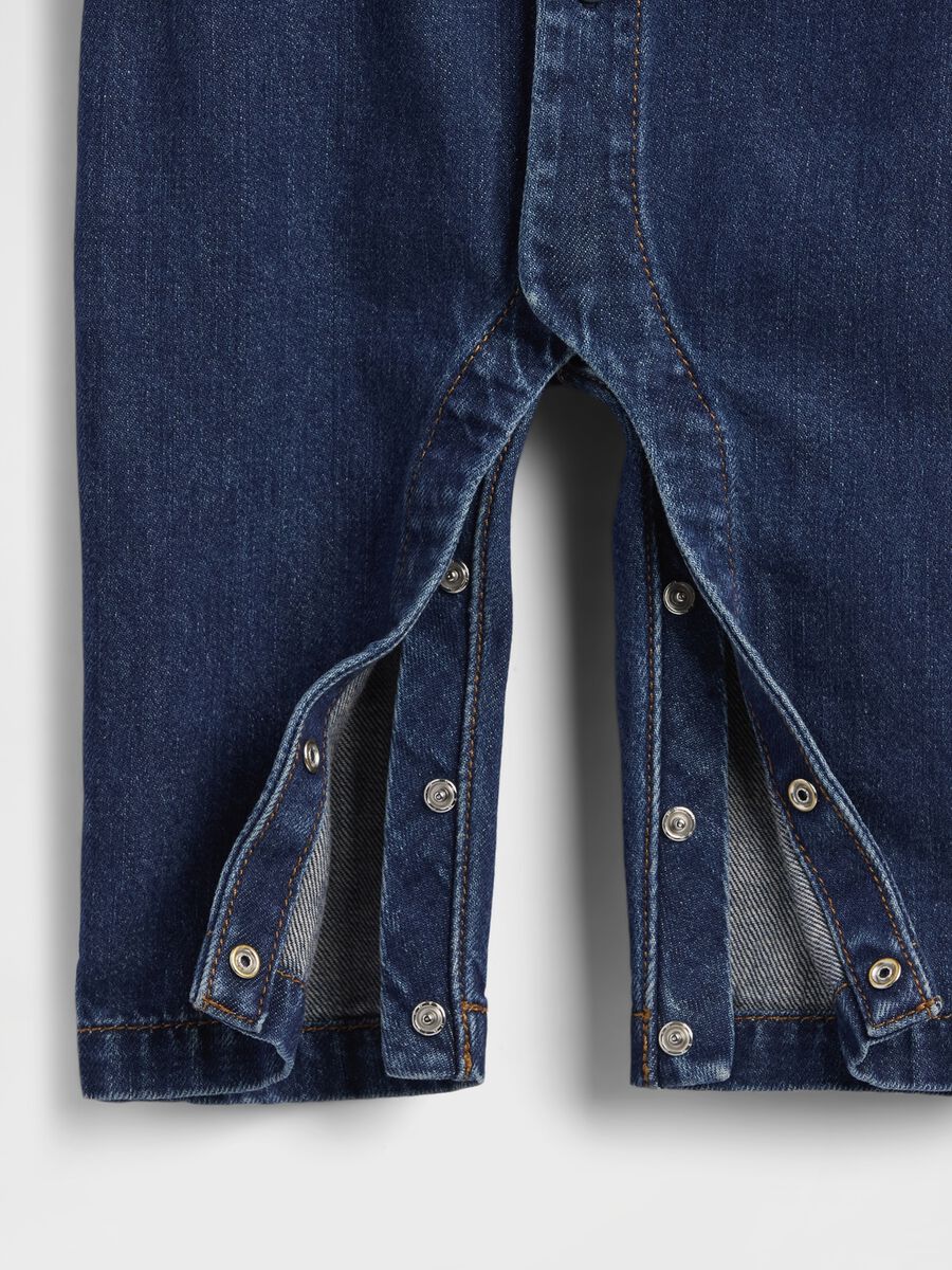 Blue Cotton Babygrow Newborn Boy_4