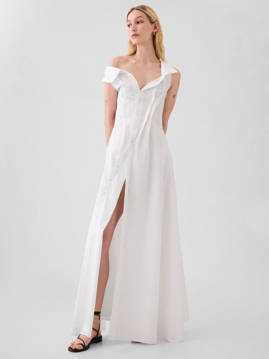 Vestito chemisier in popeline by Zac Posen Donna_0