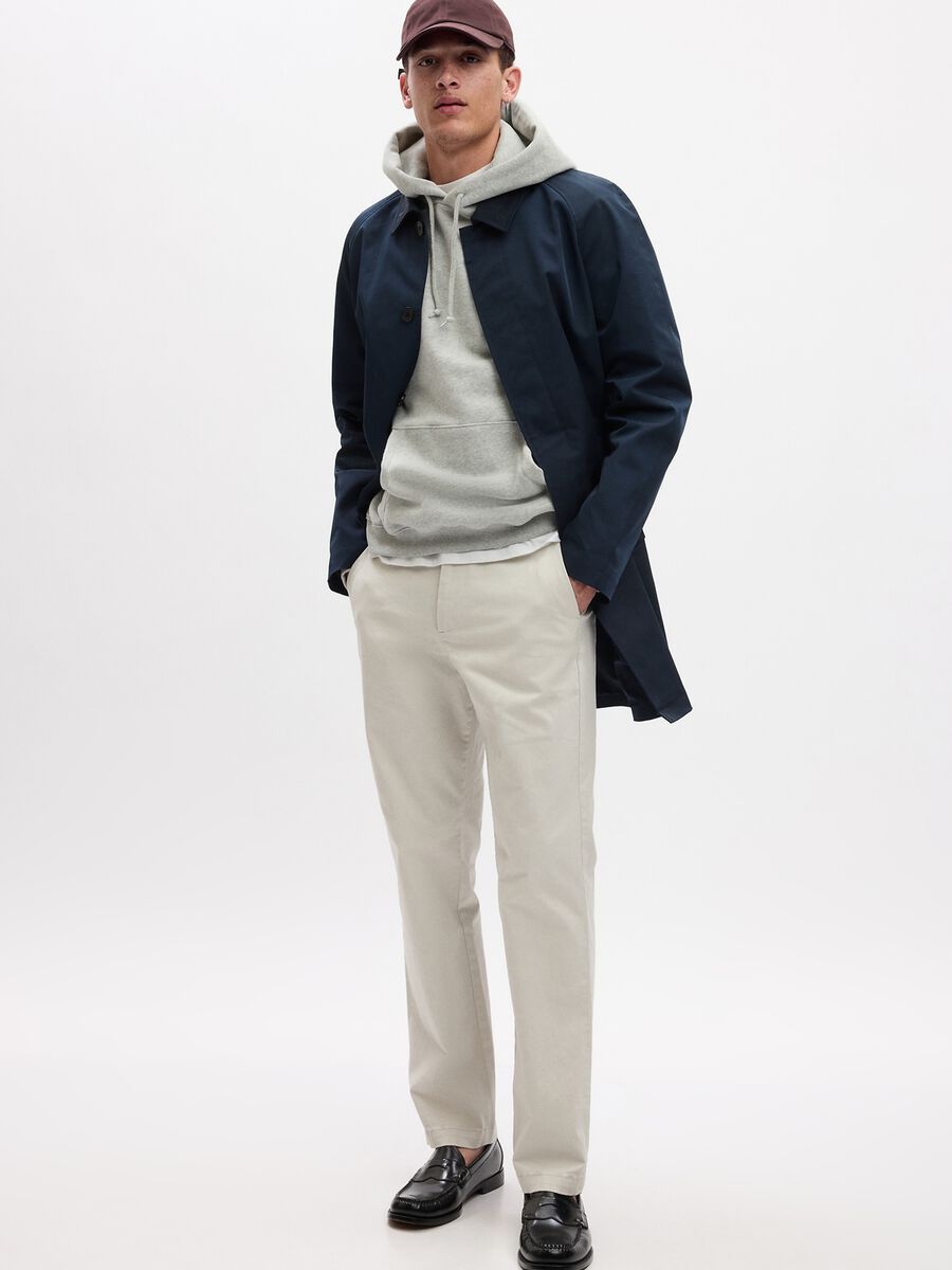 Straight-fit trousers in stretch cotton Man_5