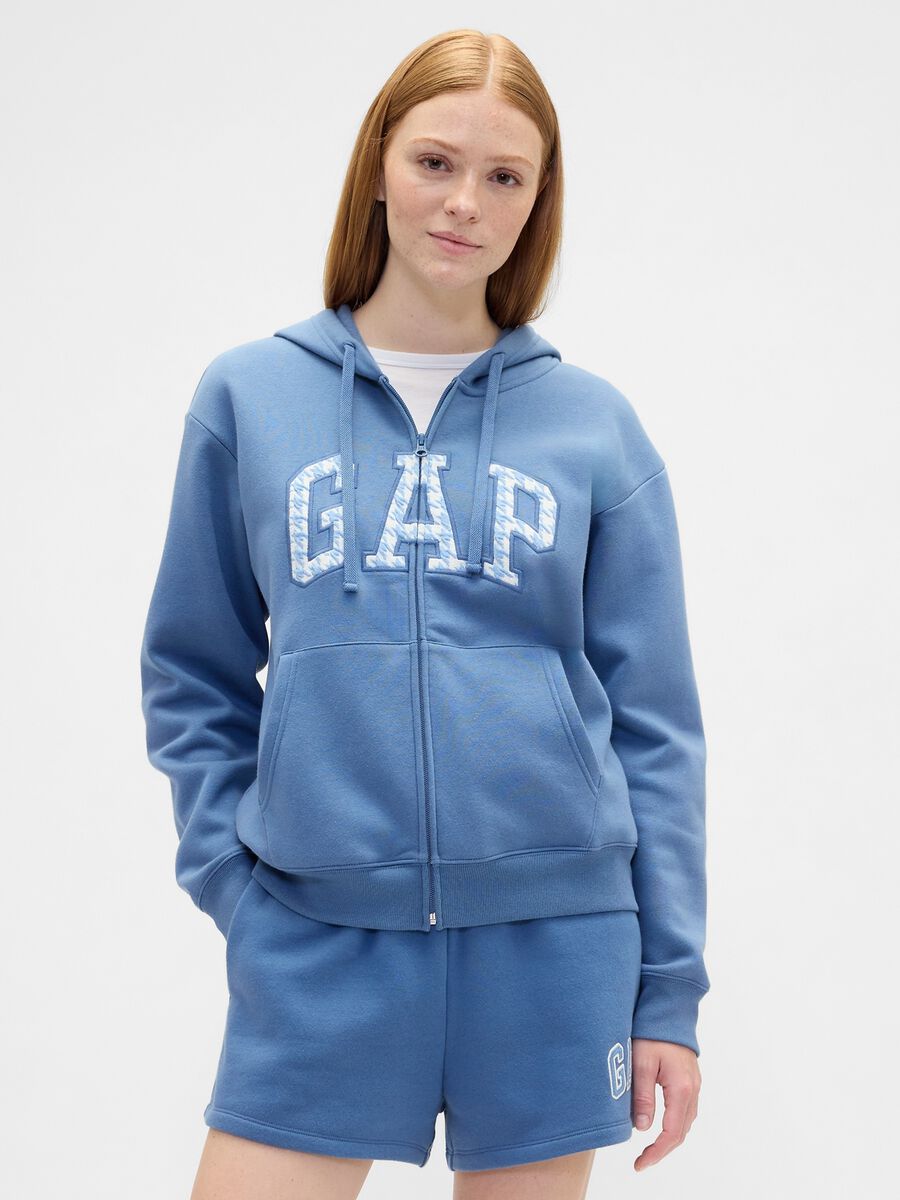 Hoodie with Full-Zip Woman_0