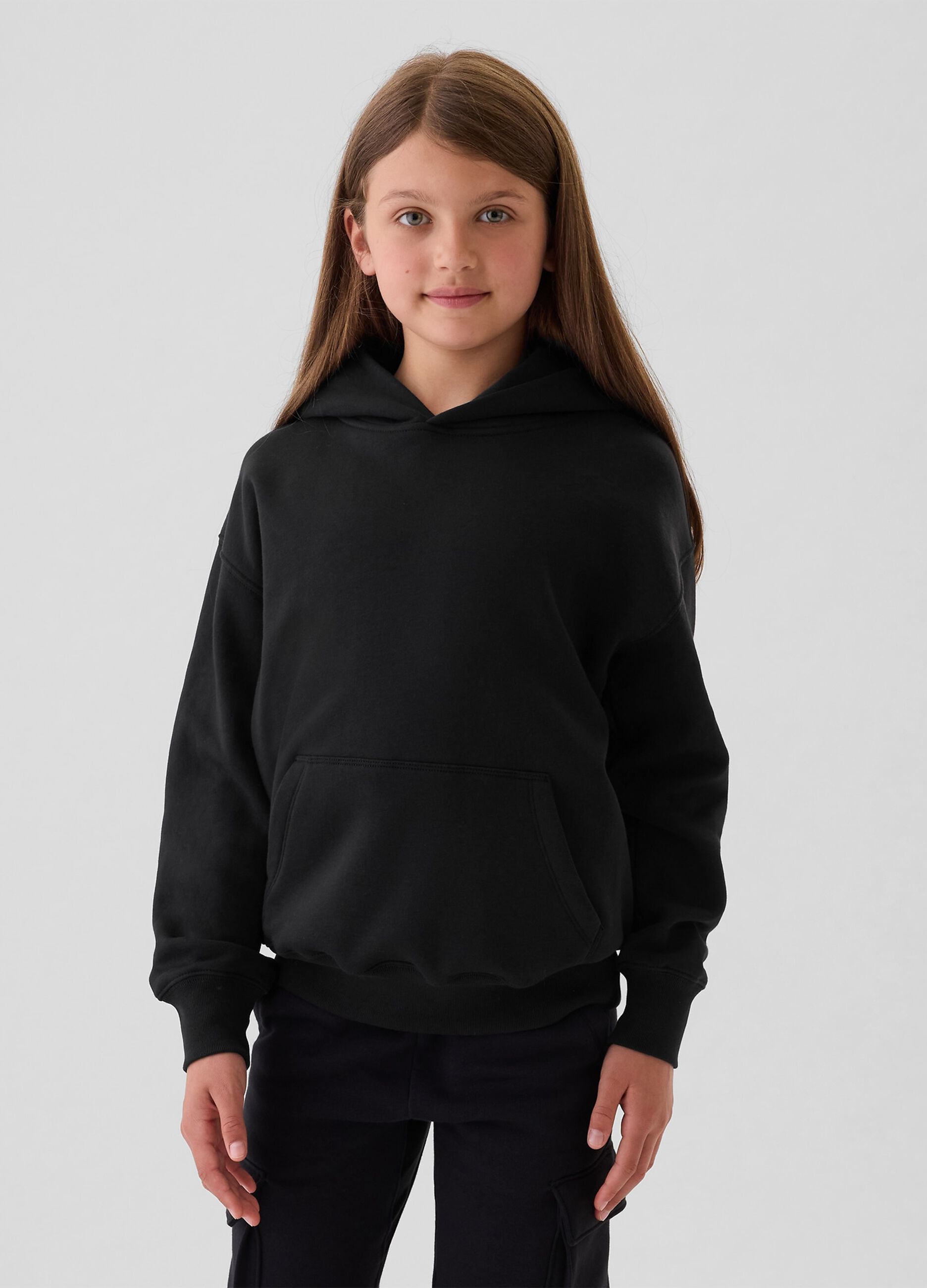 Solid colour hoodie_2